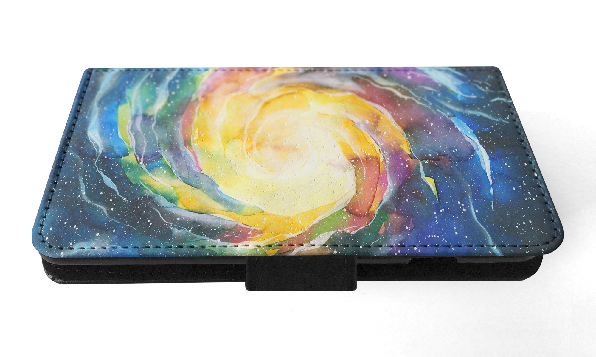 FLIP CASE FOR APPLE IPHONE|WATERCOLOR SPACE ART 15 - Picture 48 of 193