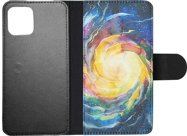 FLIP CASE FOR APPLE IPHONE|WATERCOLOR SPACE ART 15 - Picture 86 of 193