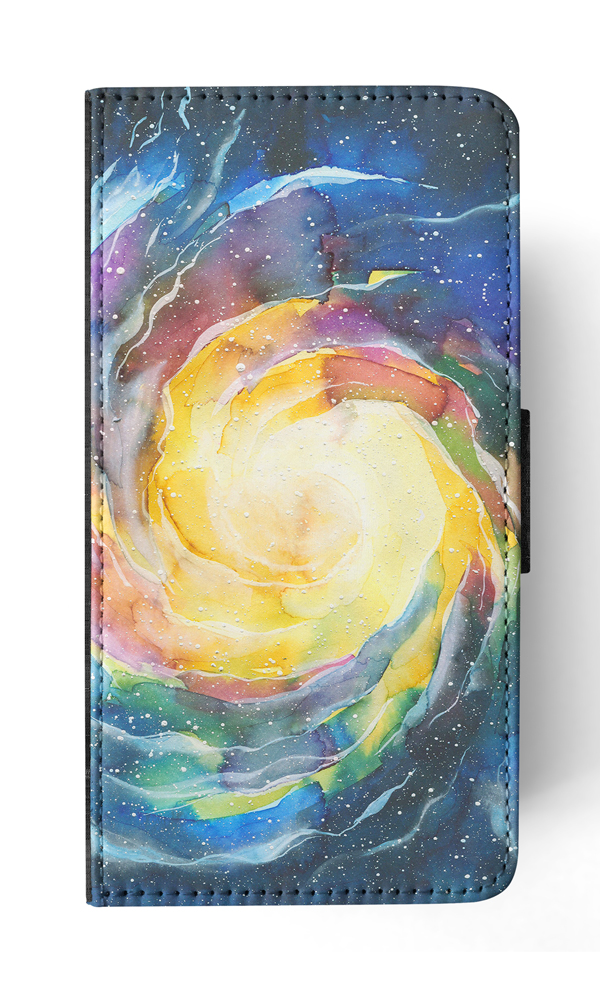 FLIP CASE FOR APPLE IPHONE|WATERCOLOR SPACE ART 15 - Picture 160 of 193