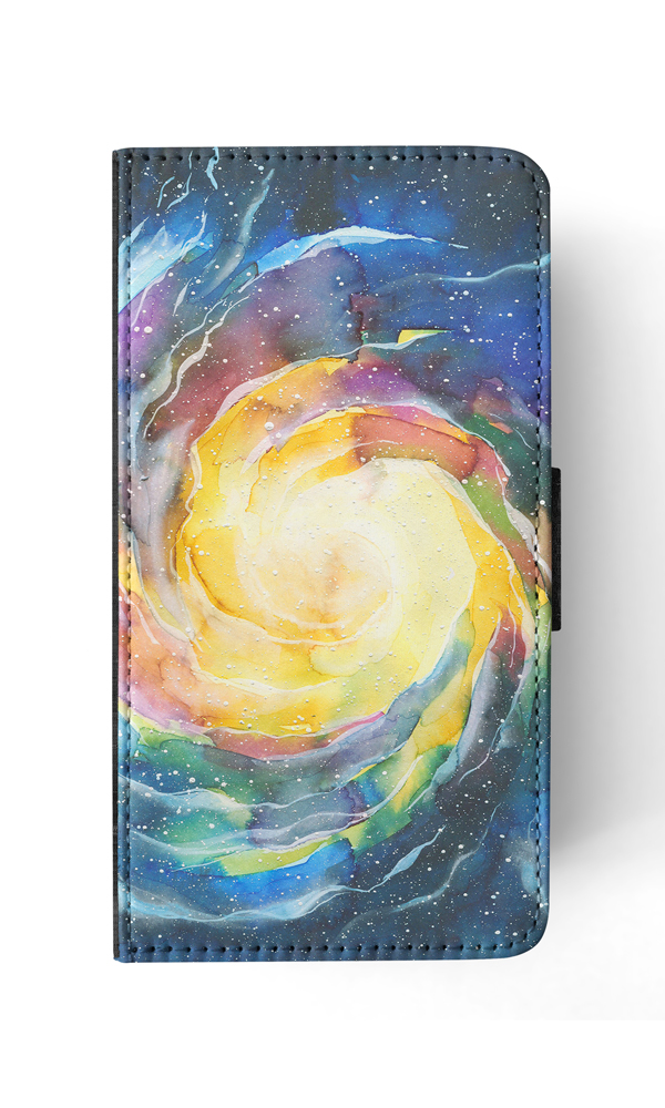 FLIP CASE FOR APPLE IPHONE|WATERCOLOR SPACE ART 15 - Picture 135 of 193
