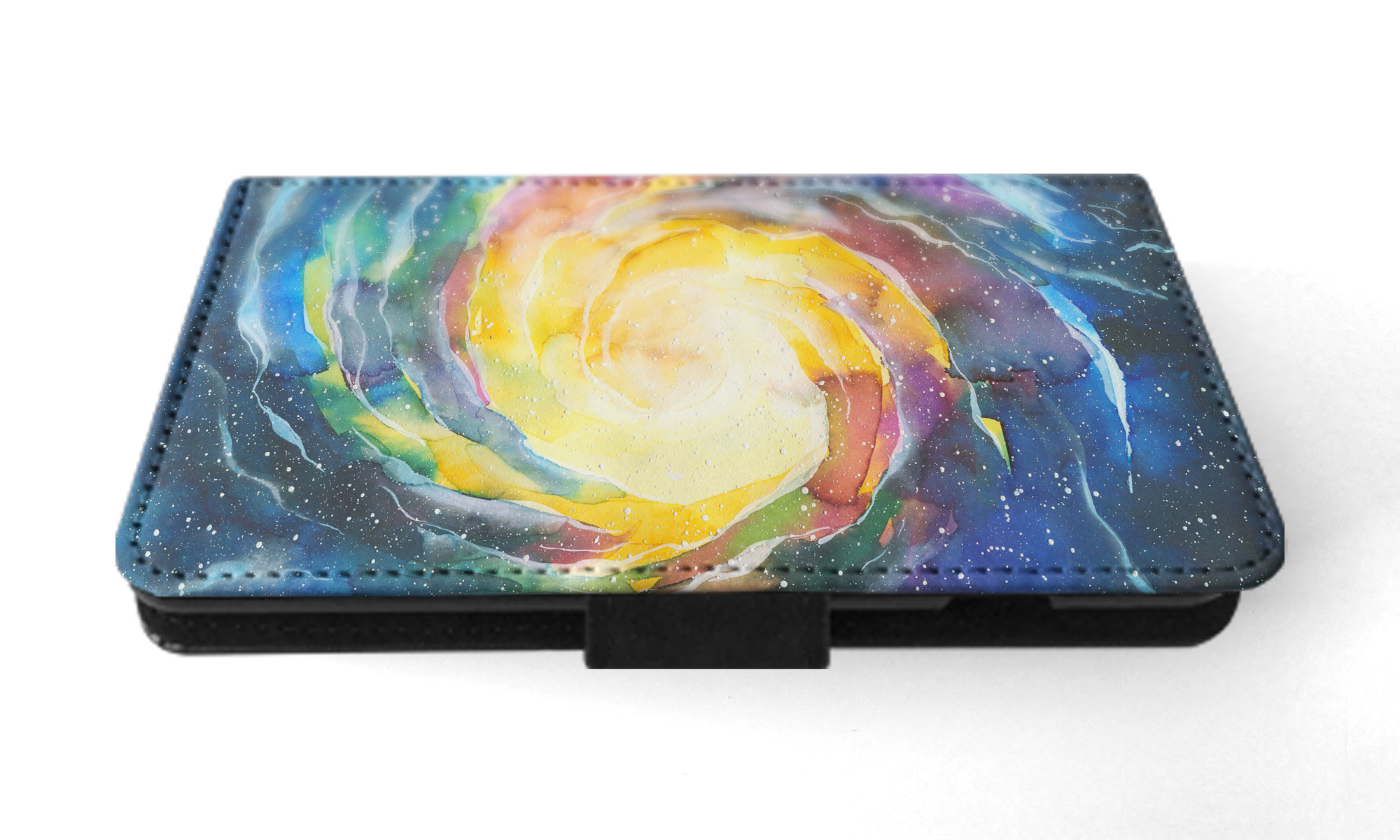 FLIP CASE FOR APPLE IPHONE|WATERCOLOR SPACE ART 15 - Picture 33 of 193