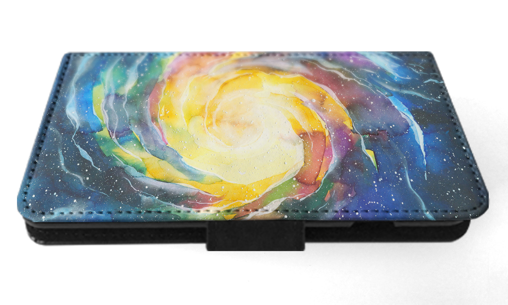 FLIP CASE FOR APPLE IPHONE|WATERCOLOR SPACE ART 15 - Picture 28 of 193