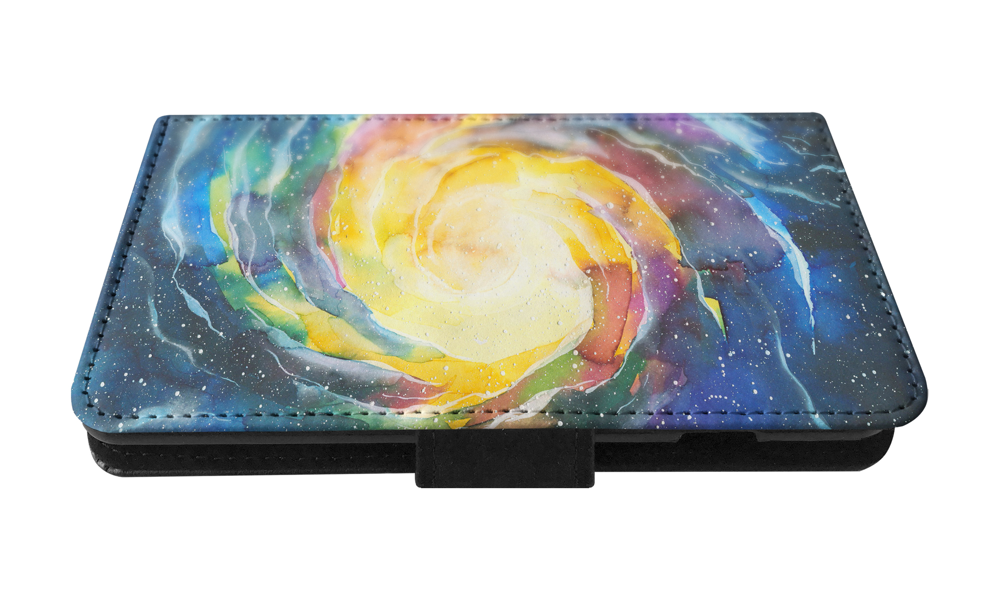 FLIP CASE FOR APPLE IPHONE|WATERCOLOR SPACE ART 15 - Picture 8 of 193