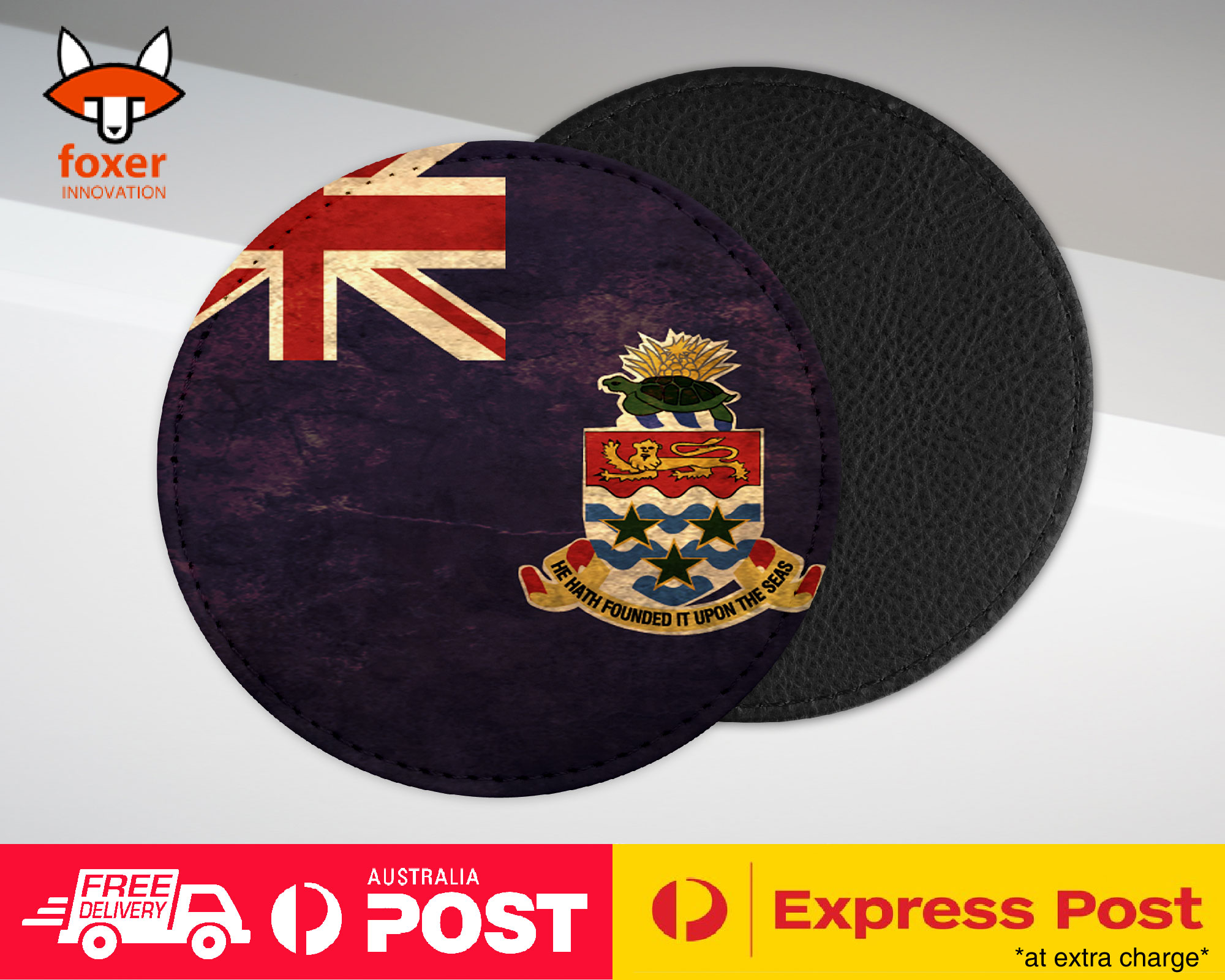 COASTER COFFEE DRINKING MAT|CAYMAN ISLANDS COUNTRY FLAG