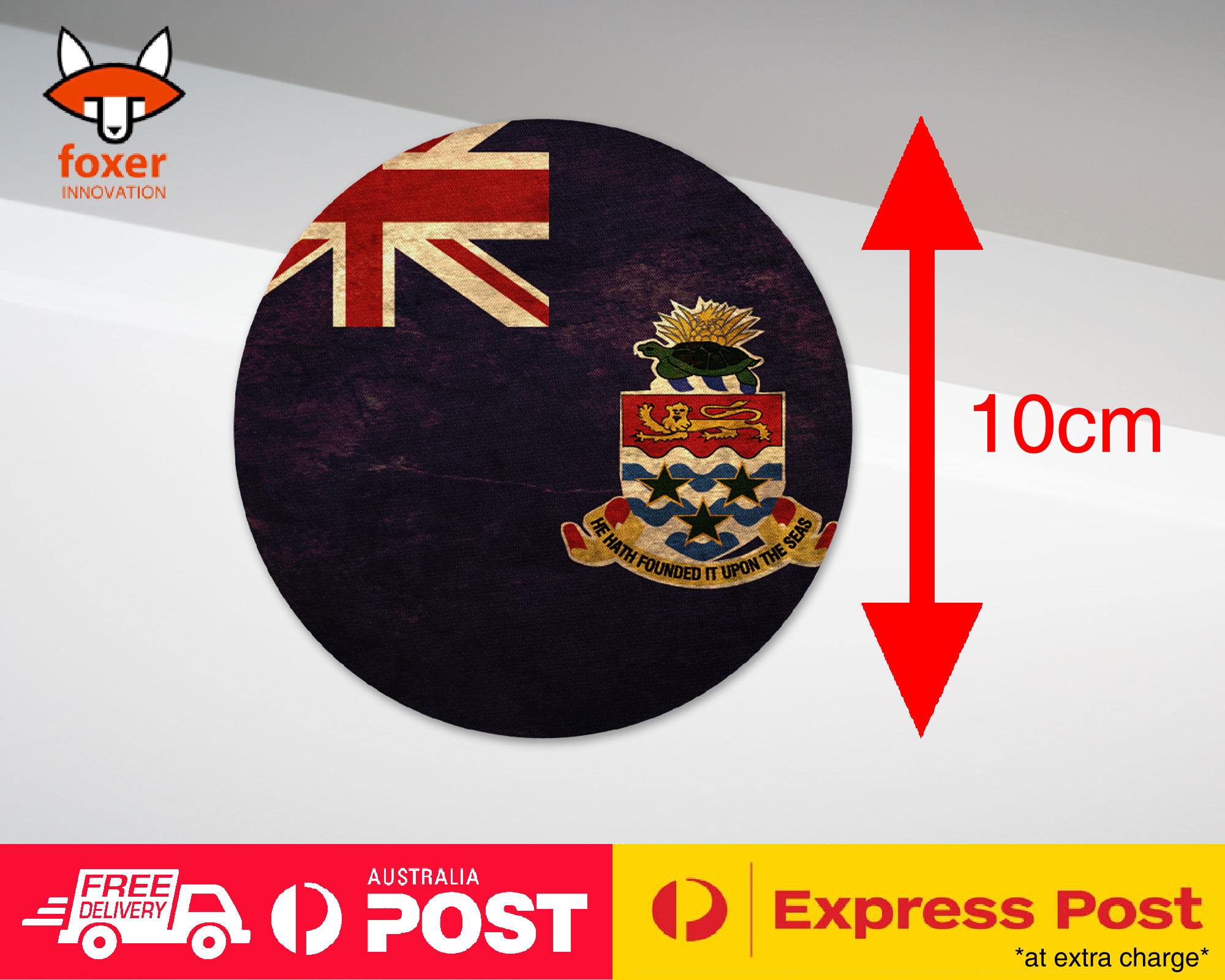 COASTER COFFEE DRINKING MAT|CAYMAN ISLANDS COUNTRY FLAG