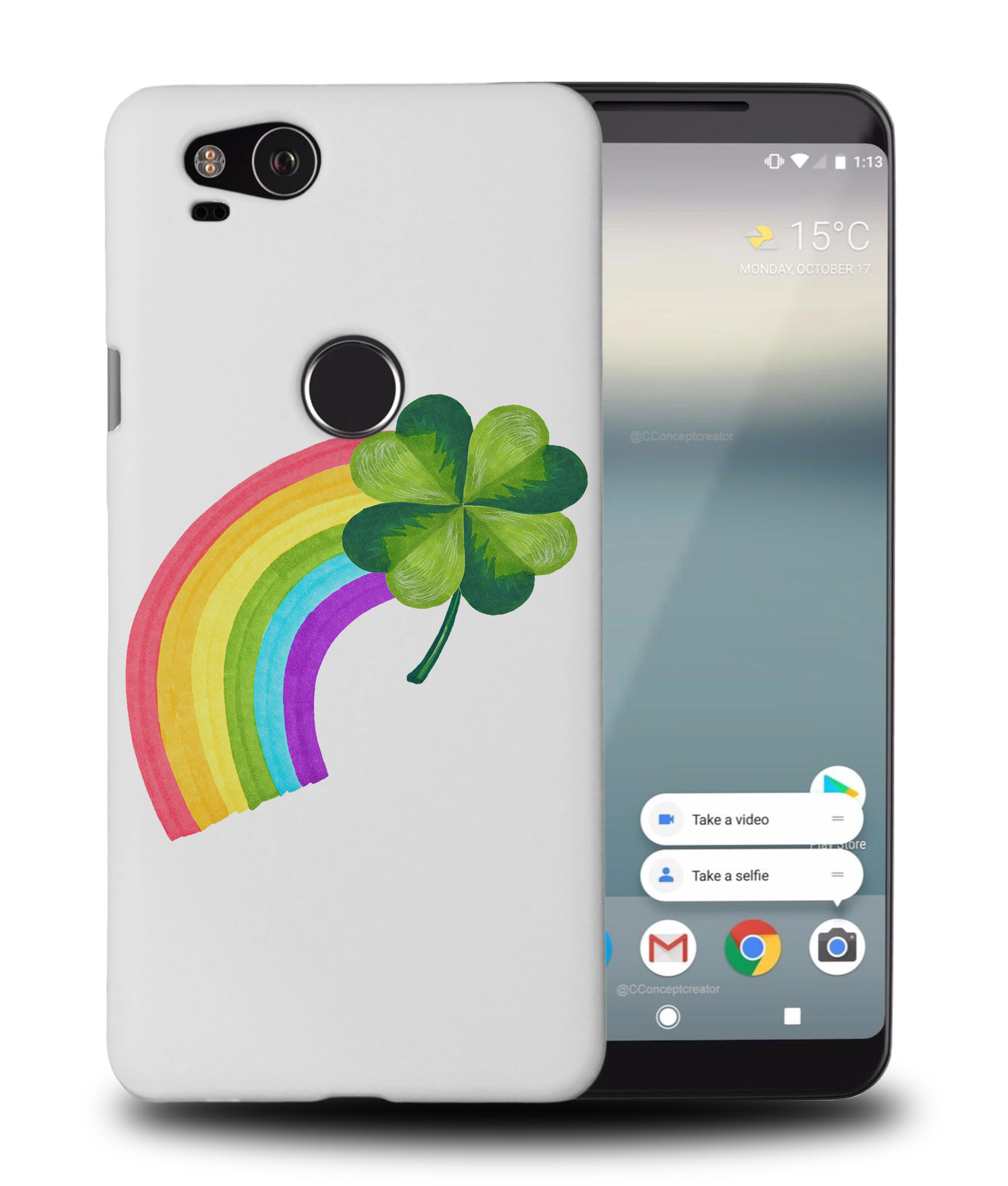 FUNDA FUNDA PARA GOOGLE PIXEL|ST PATRICK DAY RAINBOW TRÉBOL - Imagen 9 de 11