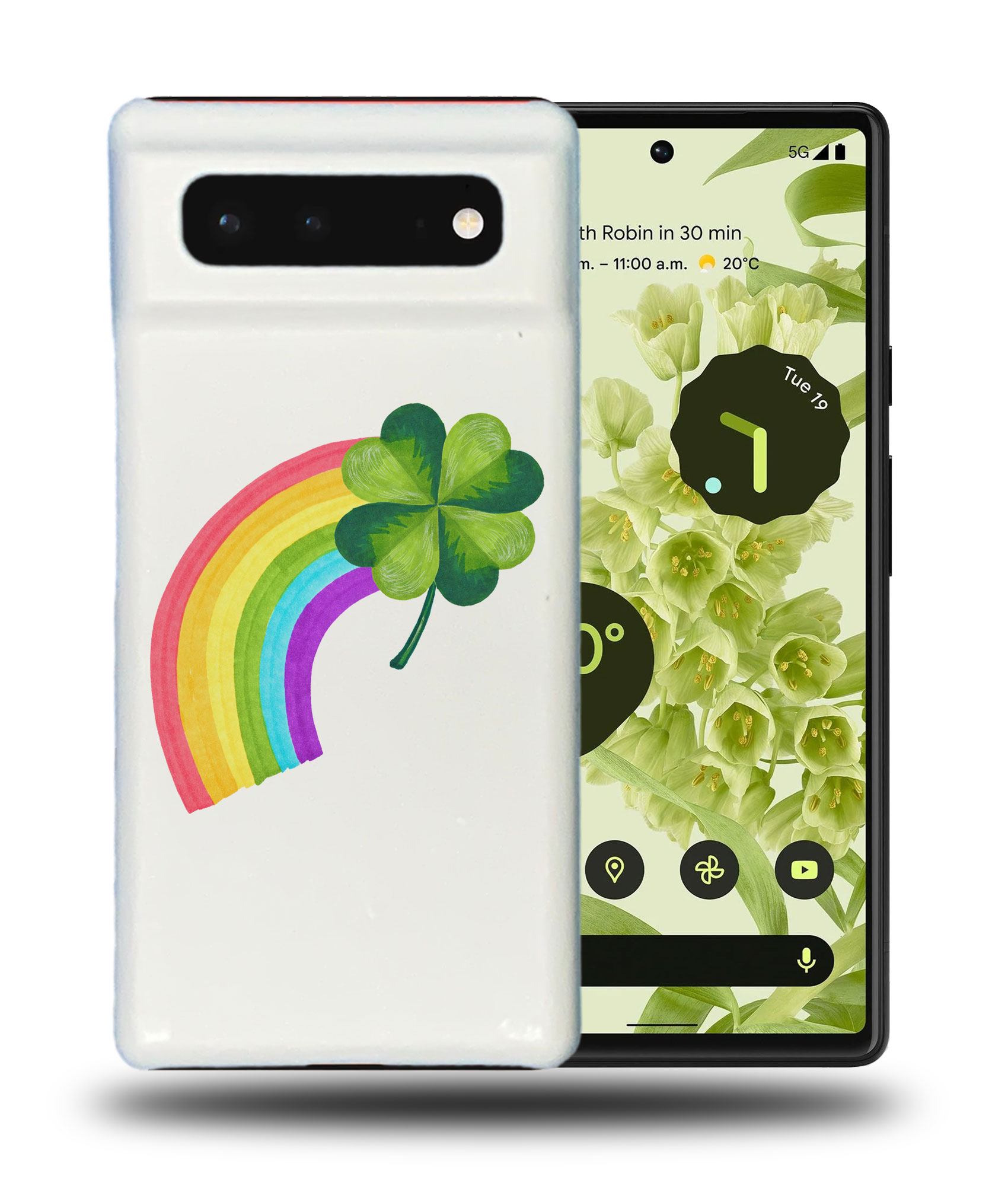 FUNDA FUNDA PARA GOOGLE PIXEL|ST PATRICK DAY RAINBOW TRÉBOL - Imagen 3 de 11