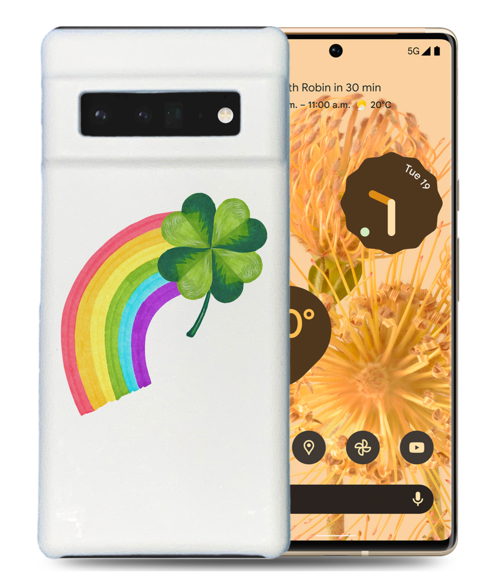 FUNDA FUNDA PARA GOOGLE PIXEL|ST PATRICK DAY RAINBOW TRÉBOL - Imagen 2 de 11