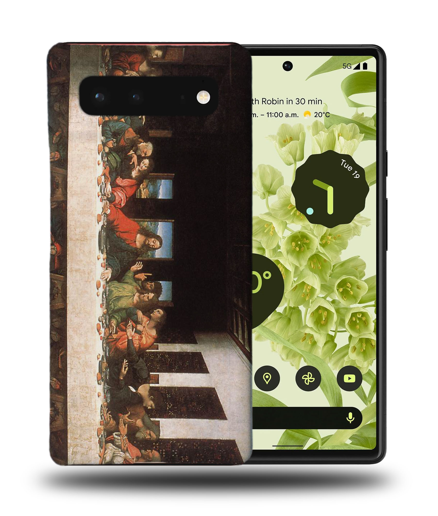 CASE COVER FOR GOOGLE PIXEL|THE LAST SUPPER ART BY DA VINCI - Imagen 3 de 11