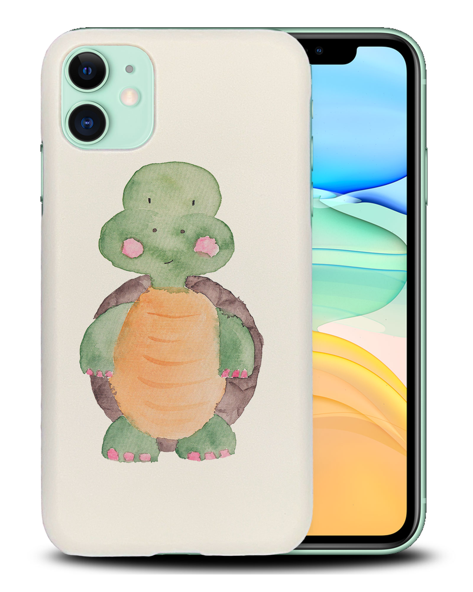 CASE COVER FOR APPLE IPHONE|WATERCOLOR TURTLE - Bild 24 von 44