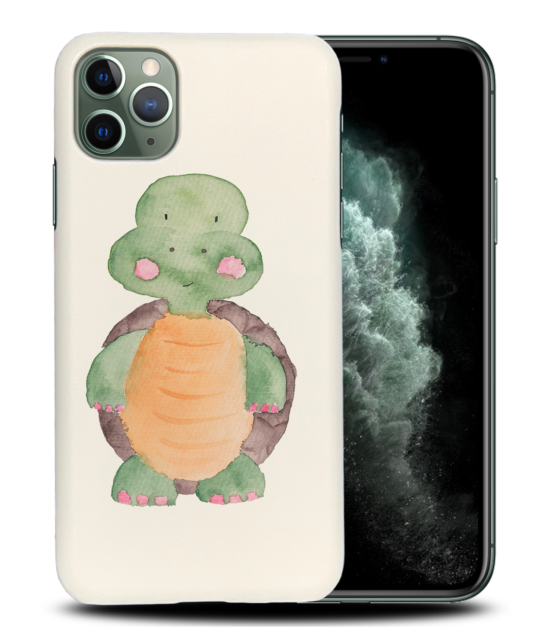 CASE COVER FOR APPLE IPHONE|WATERCOLOR TURTLE - Bild 23 von 44