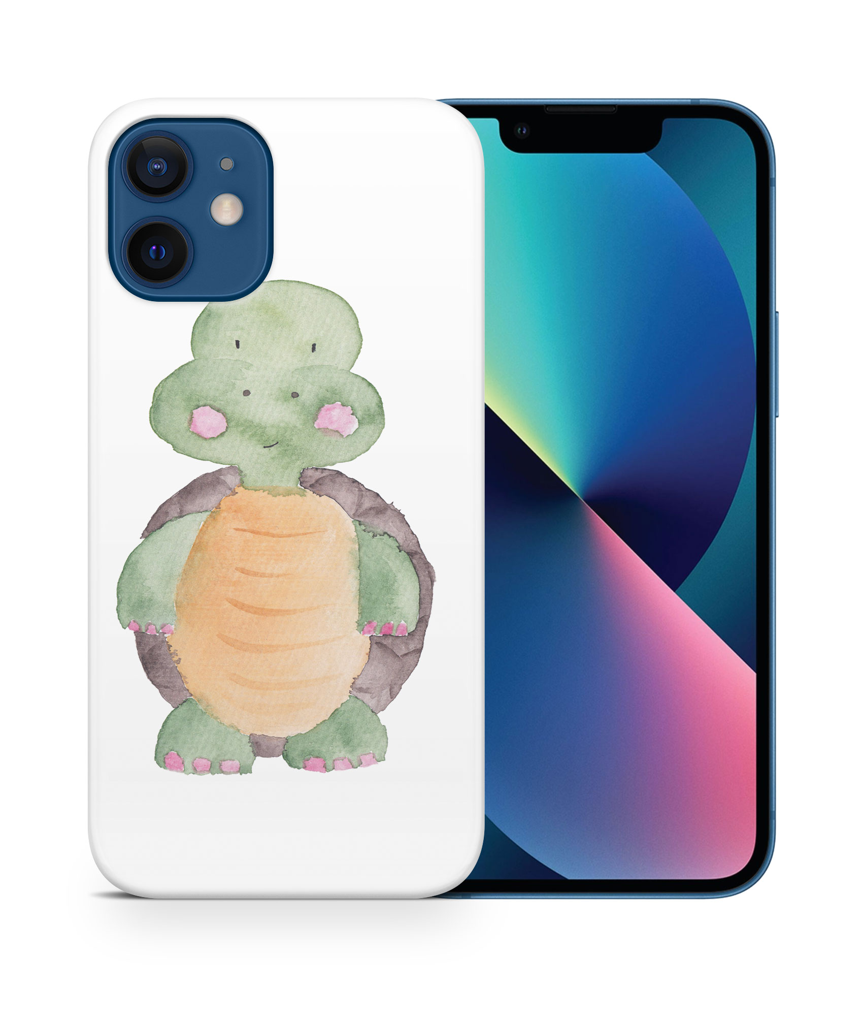 CASE COVER FOR APPLE IPHONE|WATERCOLOR TURTLE - Bild 17 von 44