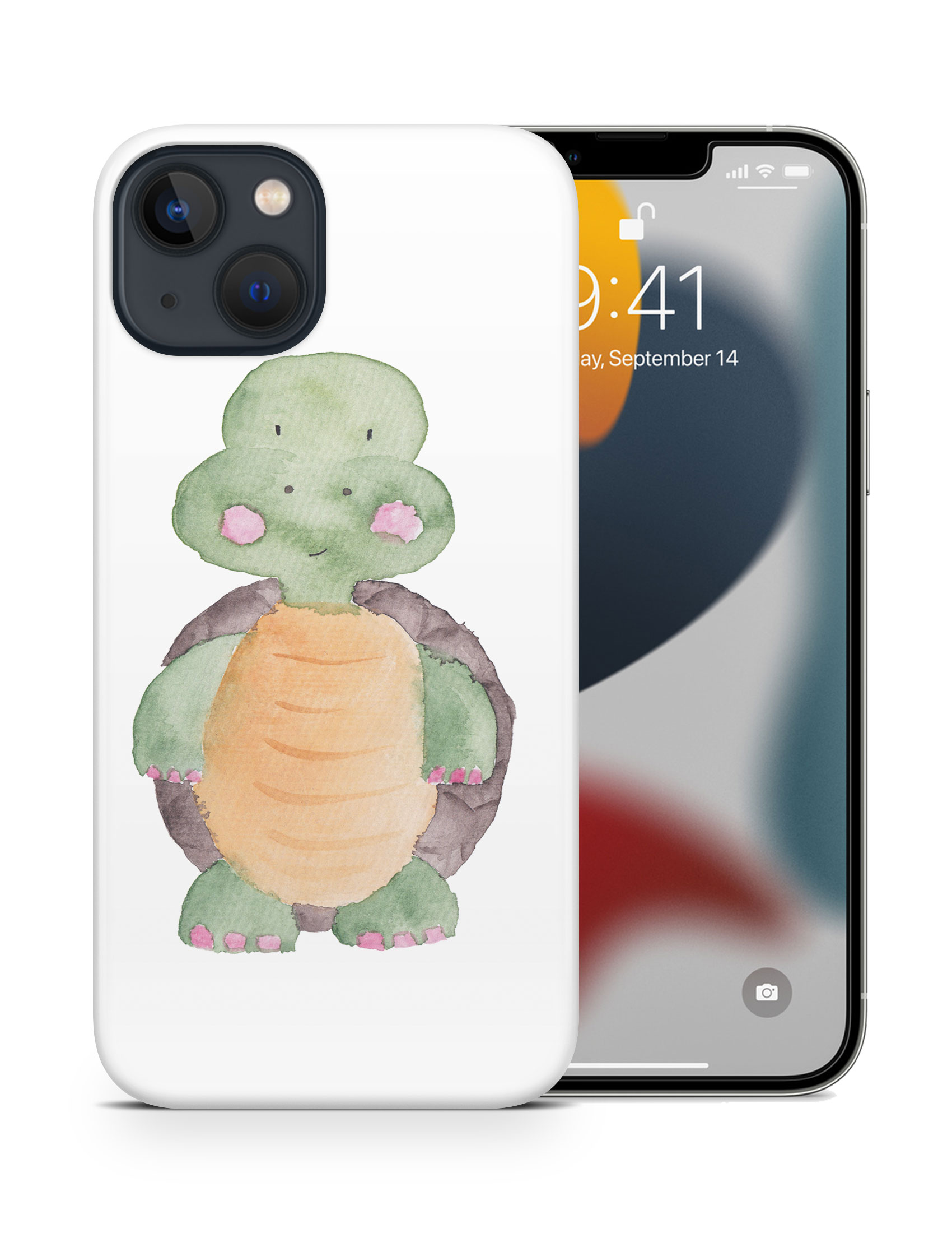 CASE COVER FOR APPLE IPHONE|WATERCOLOR TURTLE - Bild 16 von 44