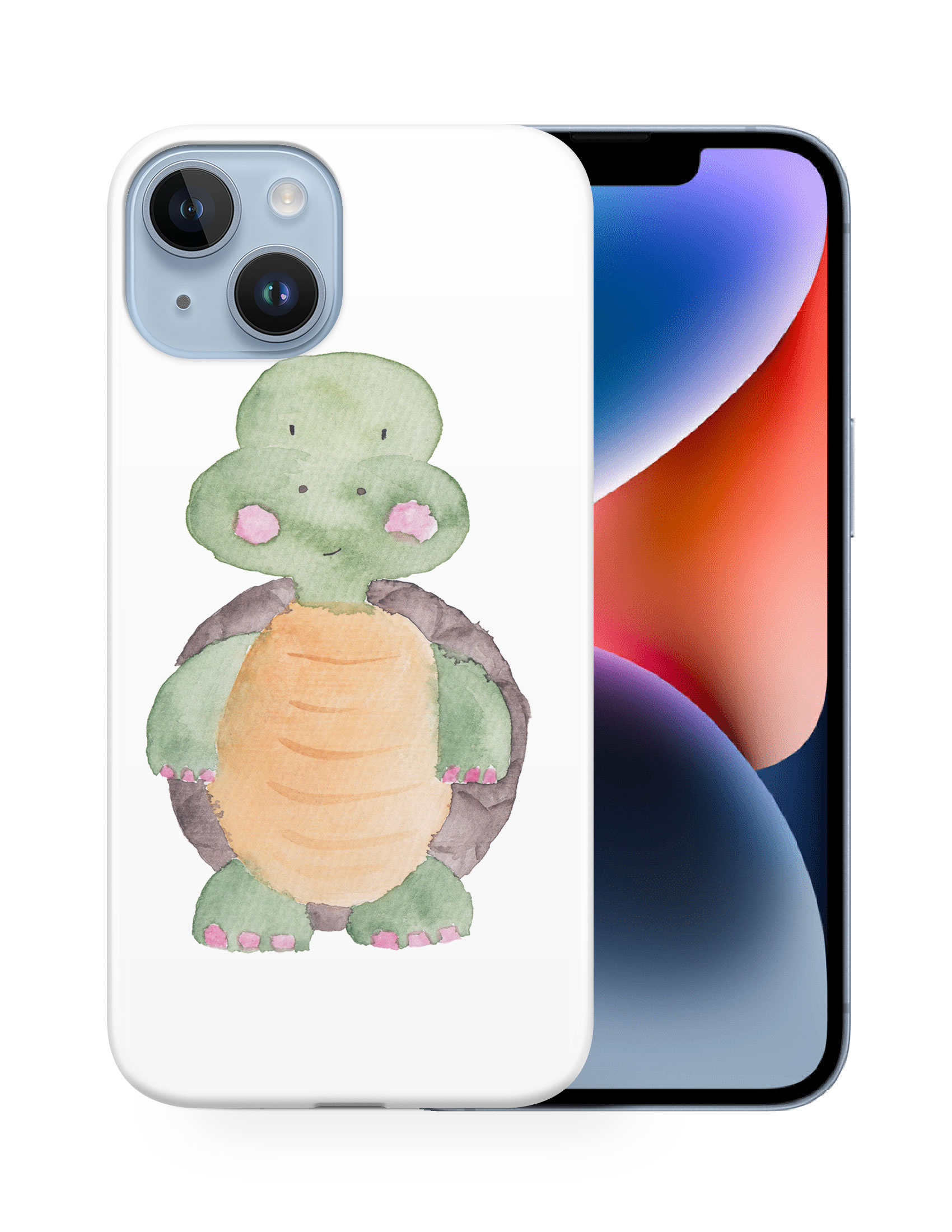 CASE COVER FOR APPLE IPHONE|WATERCOLOR TURTLE - Bild 13 von 44