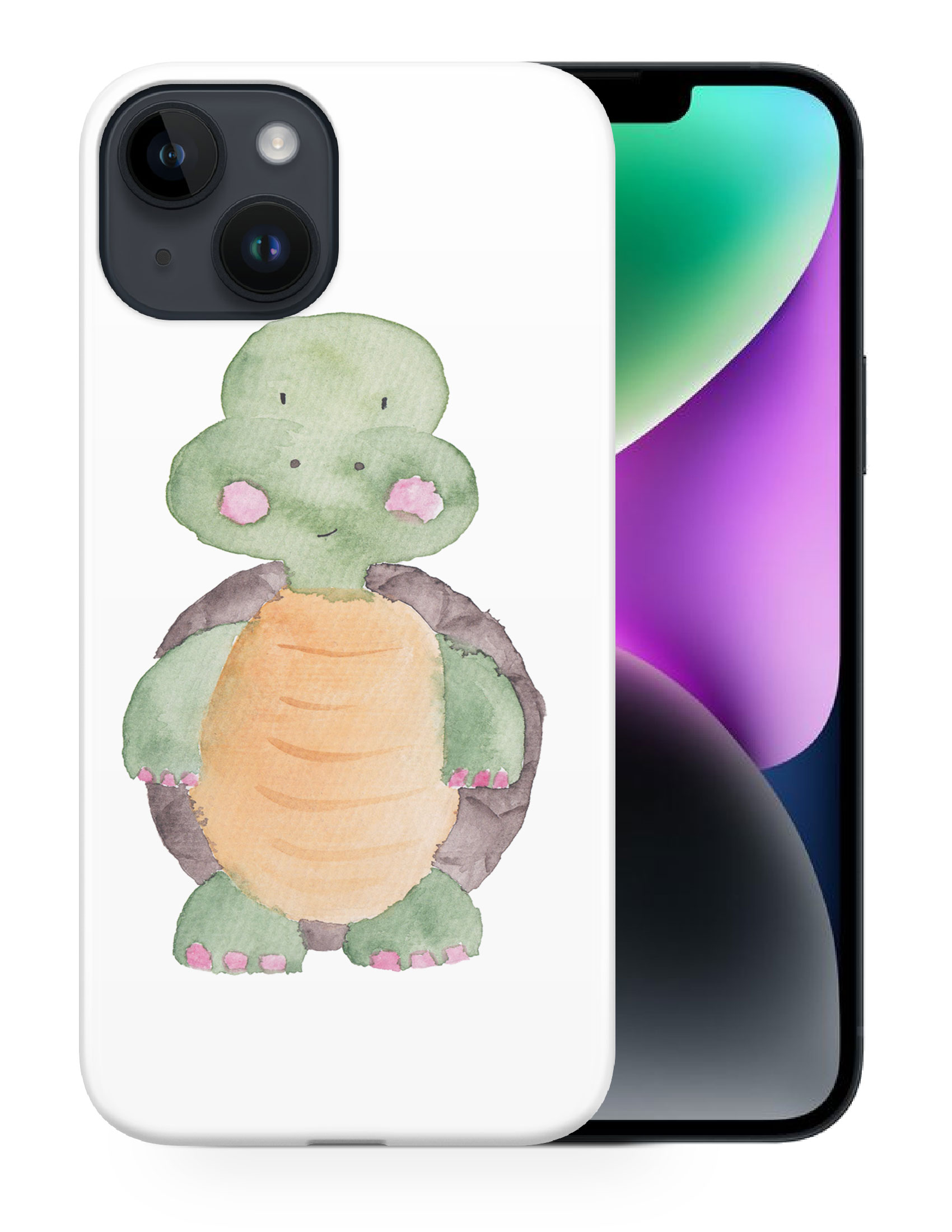 CASE COVER FOR APPLE IPHONE|WATERCOLOR TURTLE - Bild 12 von 44