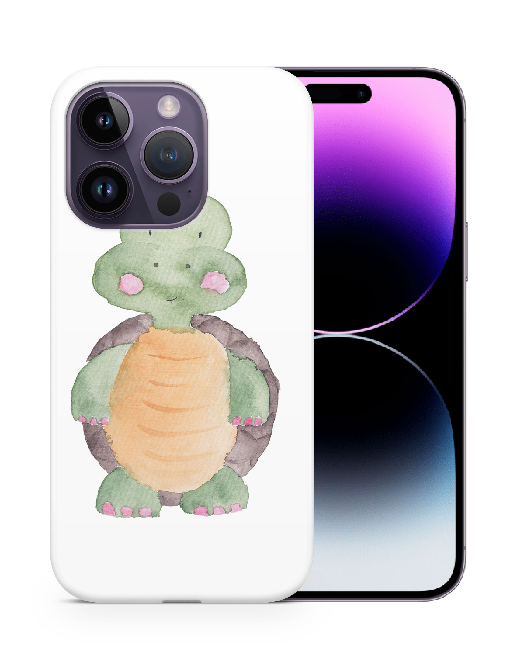 CASE COVER FOR APPLE IPHONE|WATERCOLOR TURTLE - Bild 11 von 44