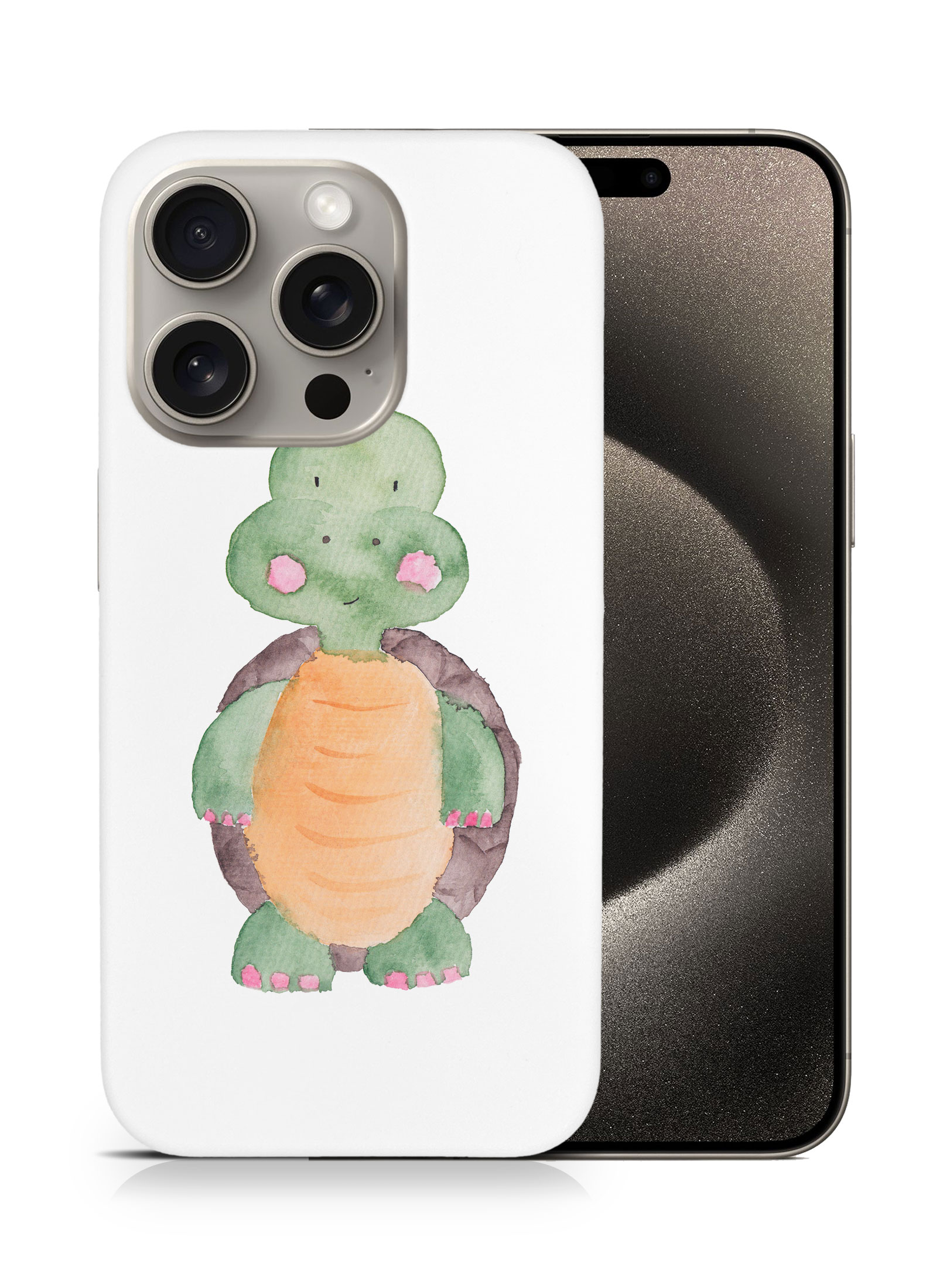 CASE COVER FOR APPLE IPHONE|WATERCOLOR TURTLE - Bild 7 von 44