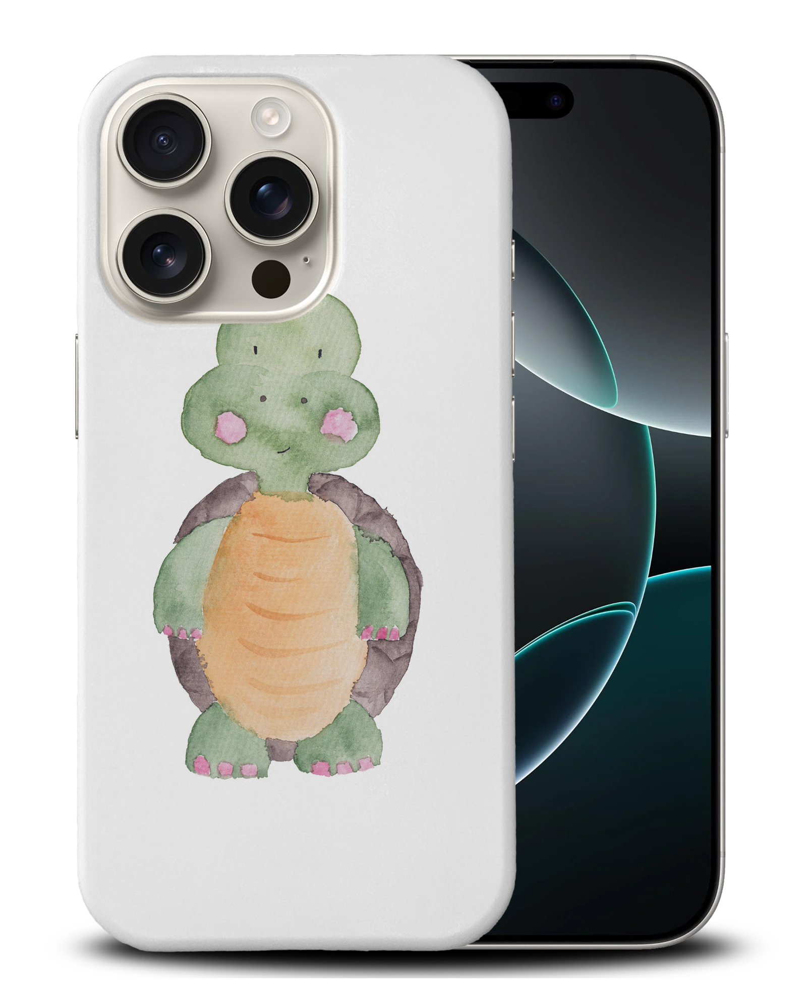 CASE COVER FOR APPLE IPHONE|WATERCOLOR TURTLE - Bild 3 von 44