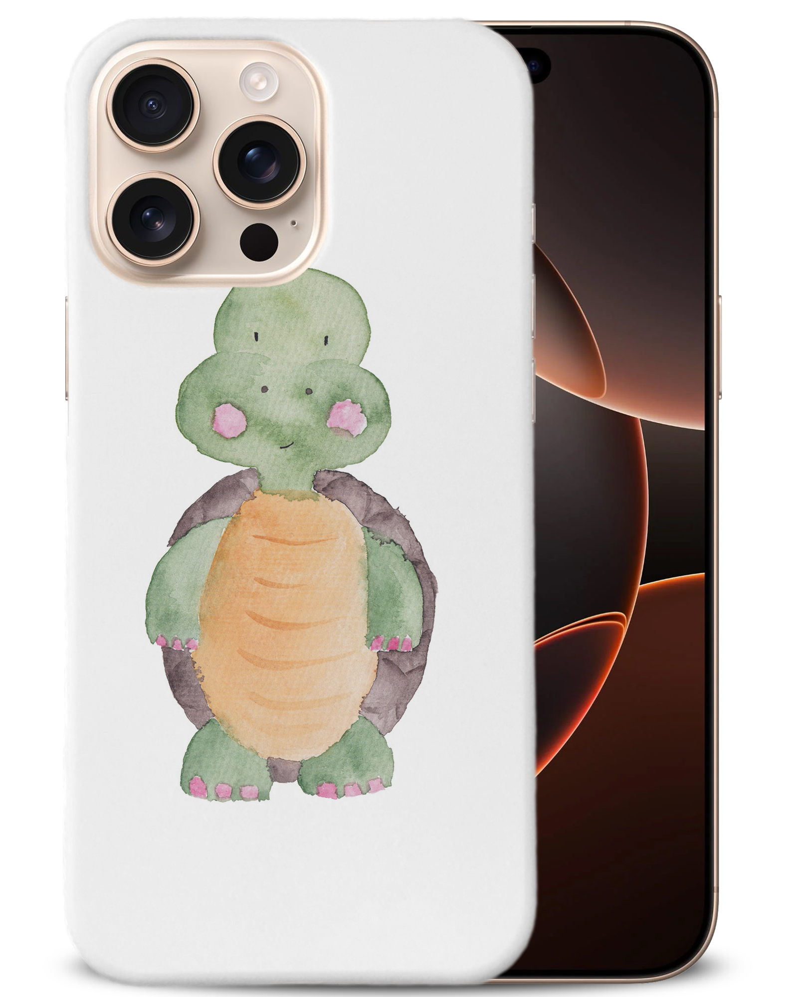 CASE COVER FOR APPLE IPHONE|WATERCOLOR TURTLE - Bild 2 von 44
