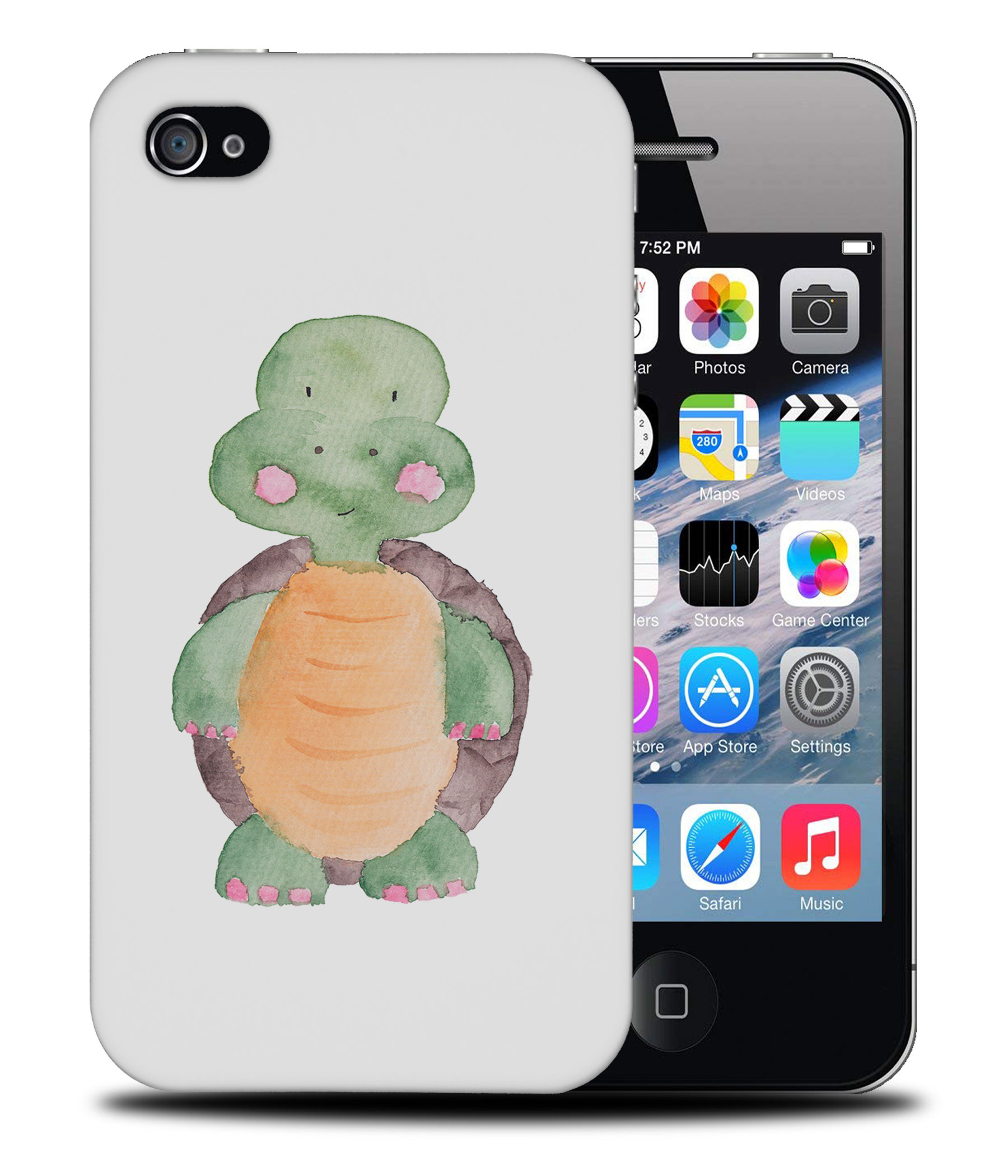 CASE COVER FOR APPLE IPHONE|WATERCOLOR TURTLE - Bild 40 von 44