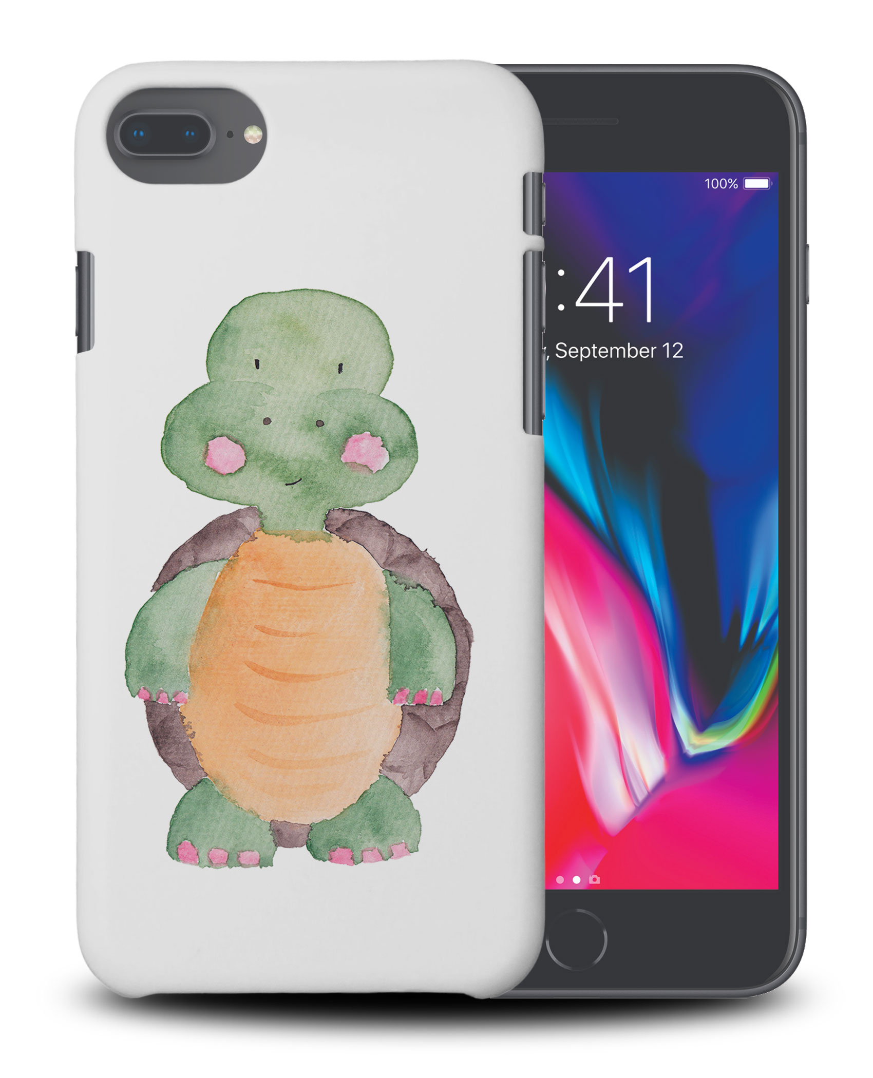 CASE COVER FOR APPLE IPHONE|WATERCOLOR TURTLE - Bild 30 von 44