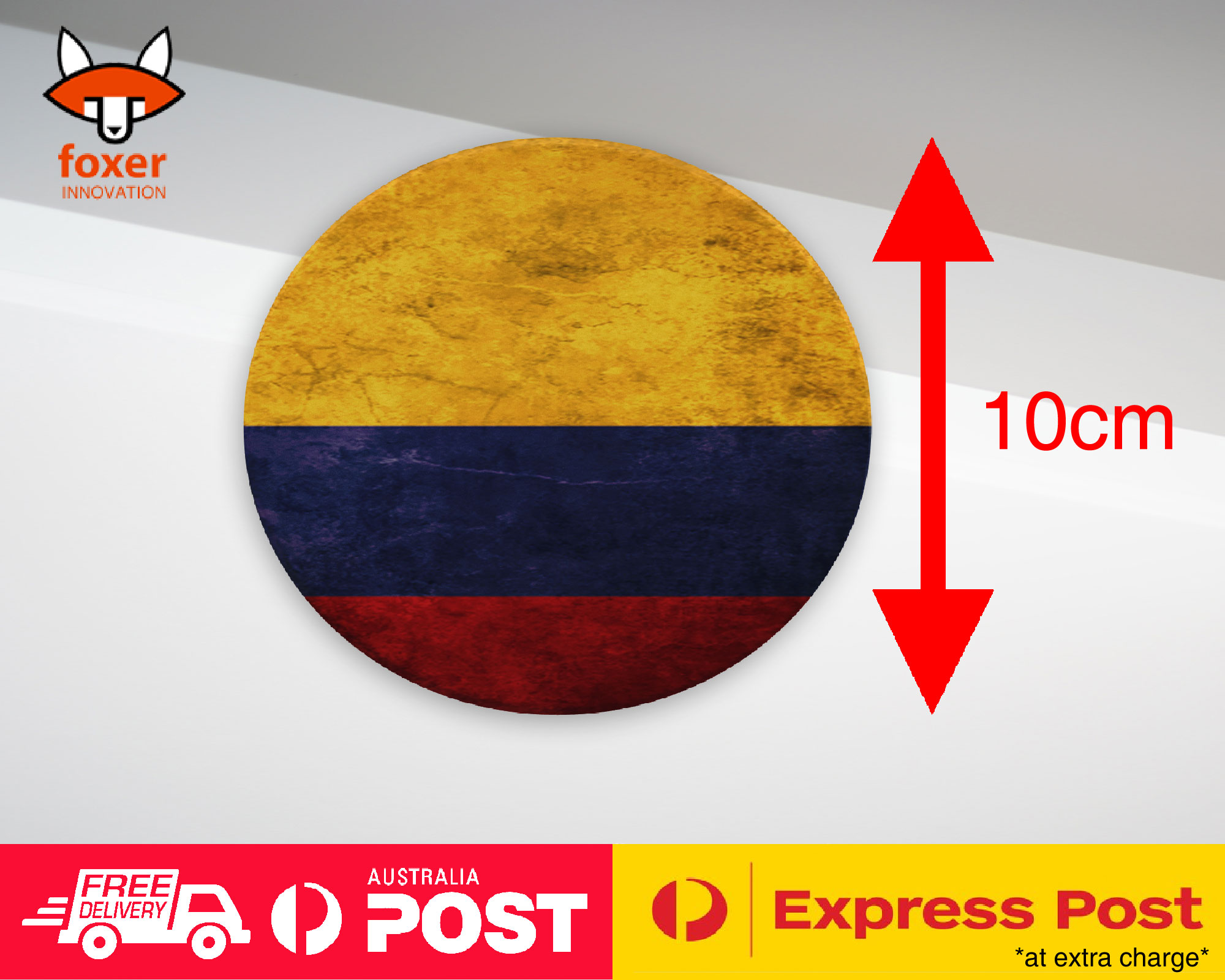 COASTER COFFEE DRINKING MAT|COLOMBIA COUNTRY FLAG 32