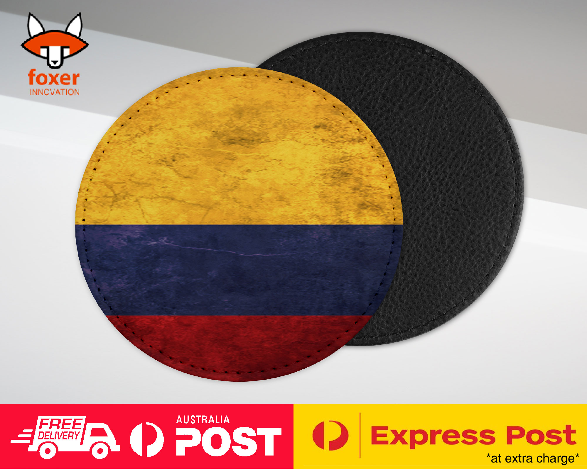 COASTER COFFEE DRINKING MAT|COLOMBIA COUNTRY FLAG 32
