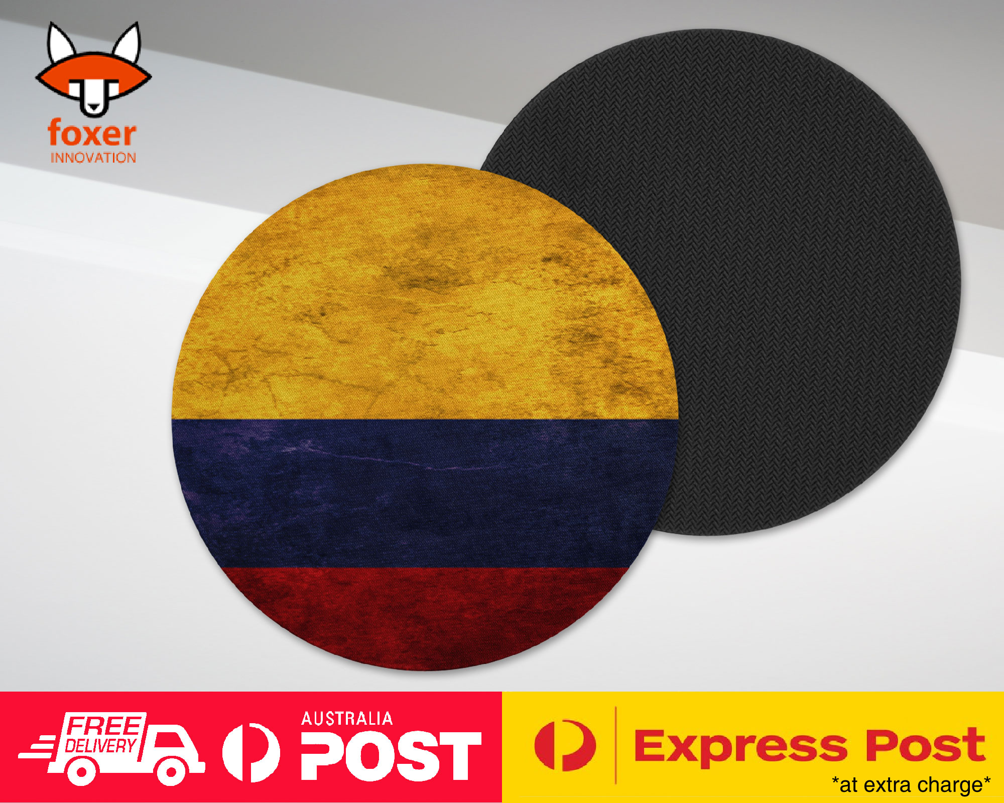 COASTER COFFEE DRINKING MAT|COLOMBIA COUNTRY FLAG 32