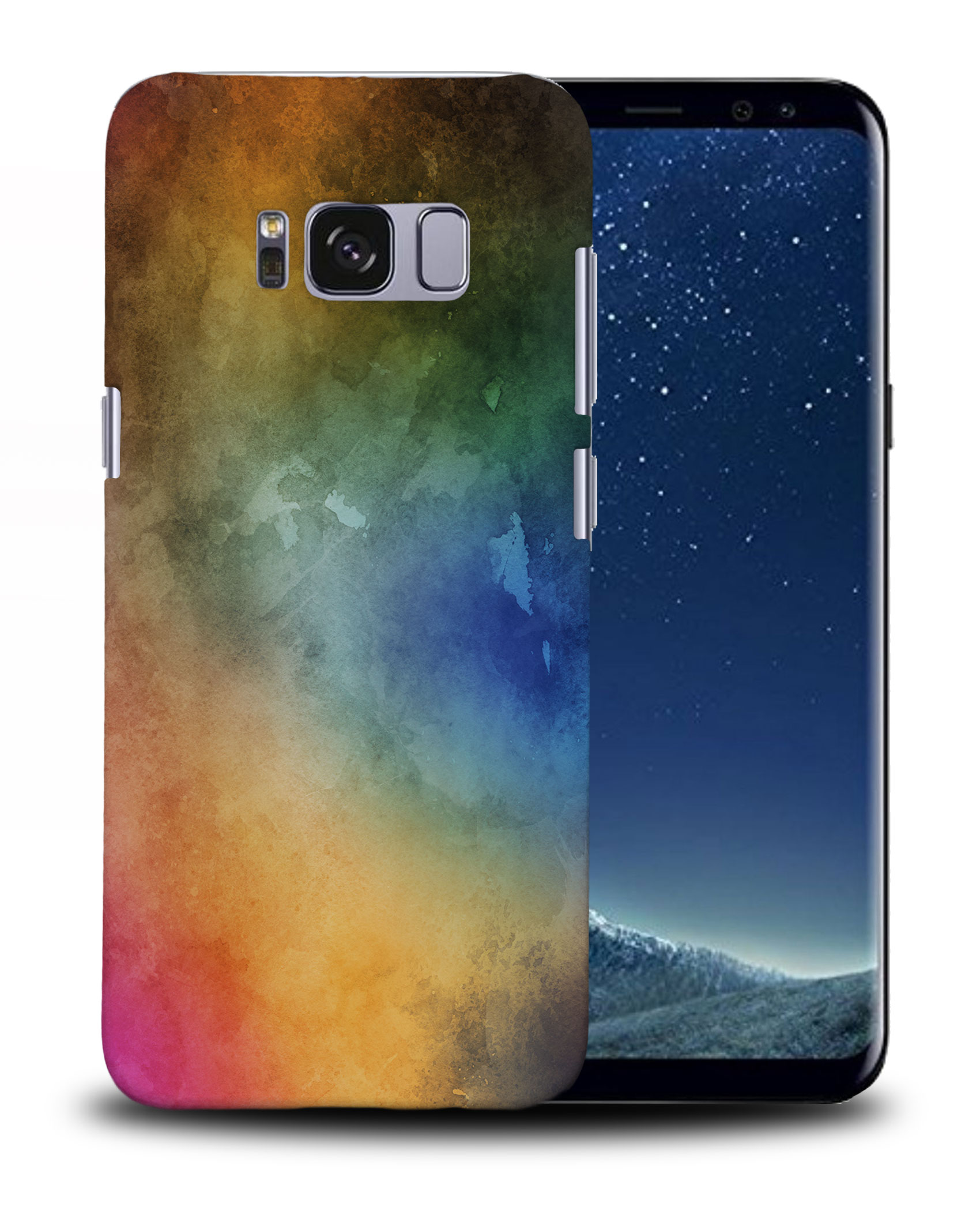 CASE COVER FOR SAMSUNG GALAXY|RAINBOW WATERCOLOR 2 - Picture 23 of 25