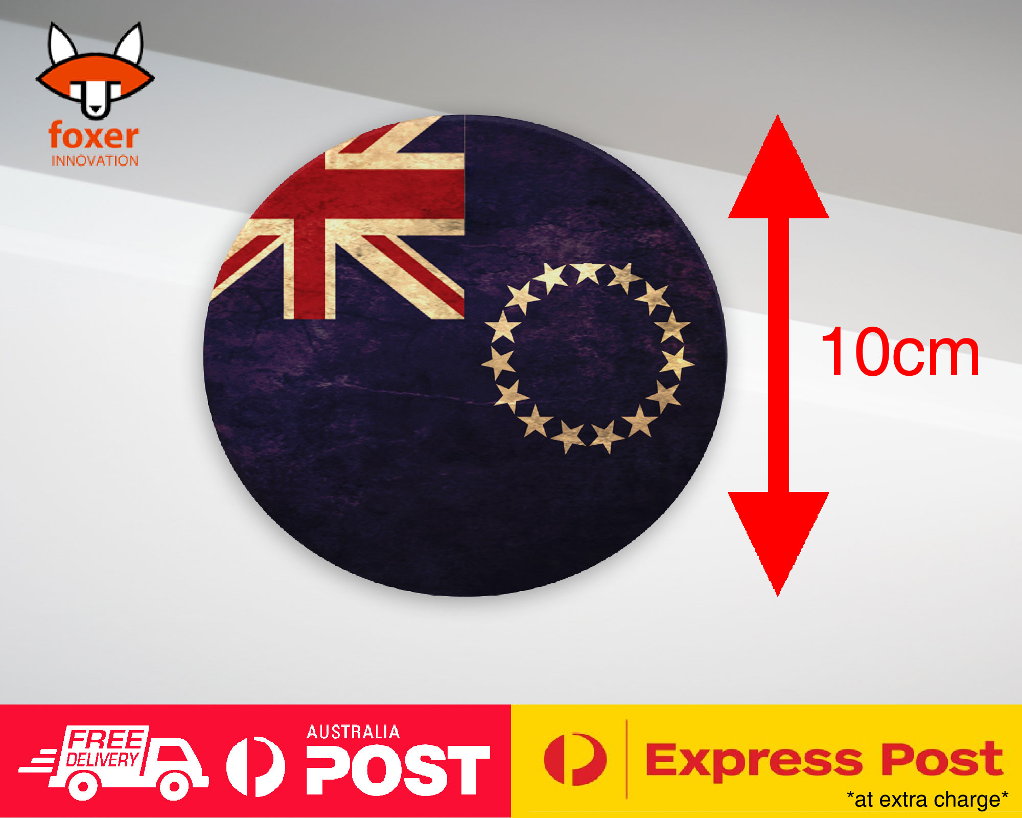 COASTER COFFEE DRINKING MAT|COOK ISLANDS COUNTRY FLAG