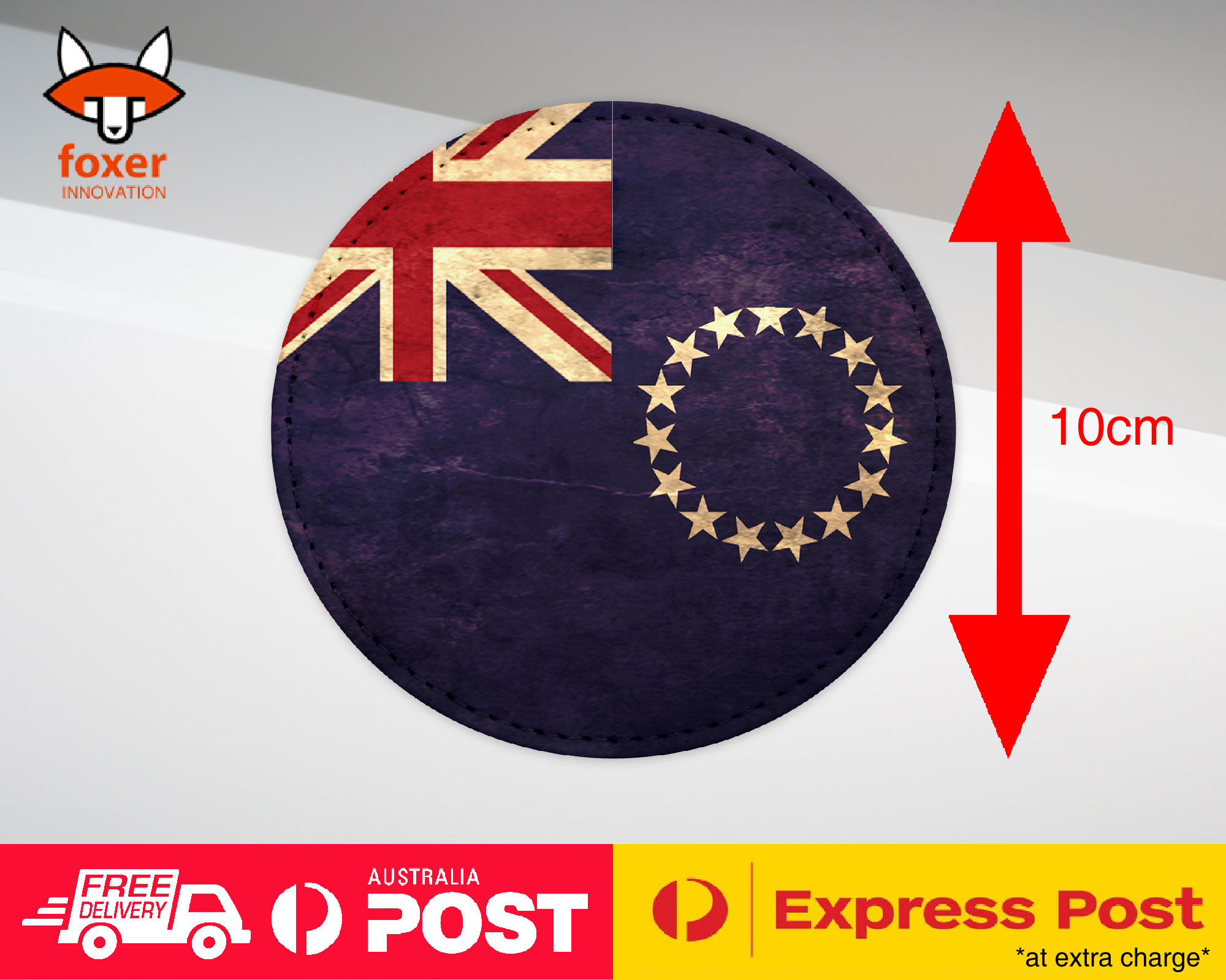 COASTER COFFEE DRINKING MAT|COOK ISLANDS COUNTRY FLAG