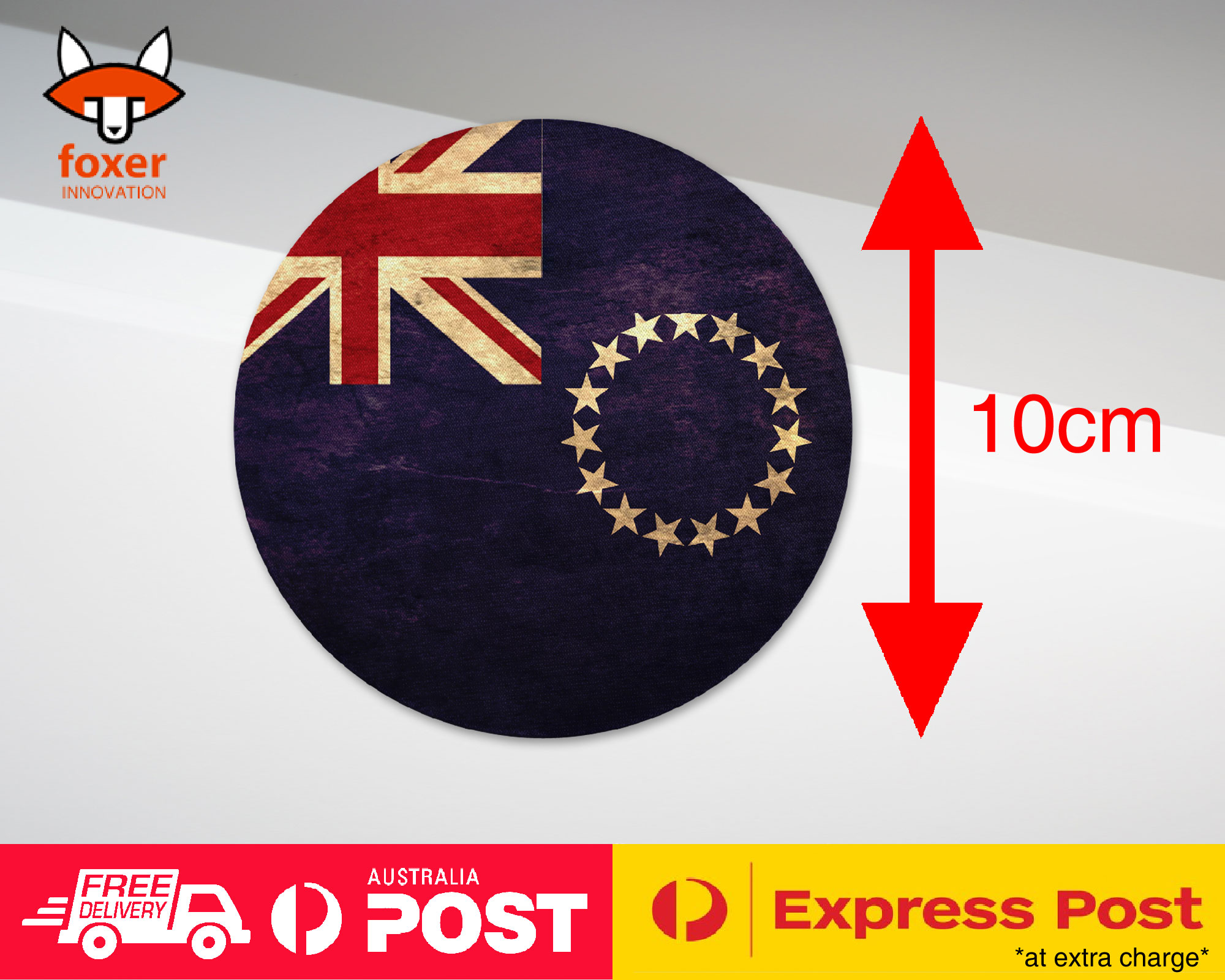 COASTER COFFEE DRINKING MAT|COOK ISLANDS COUNTRY FLAG