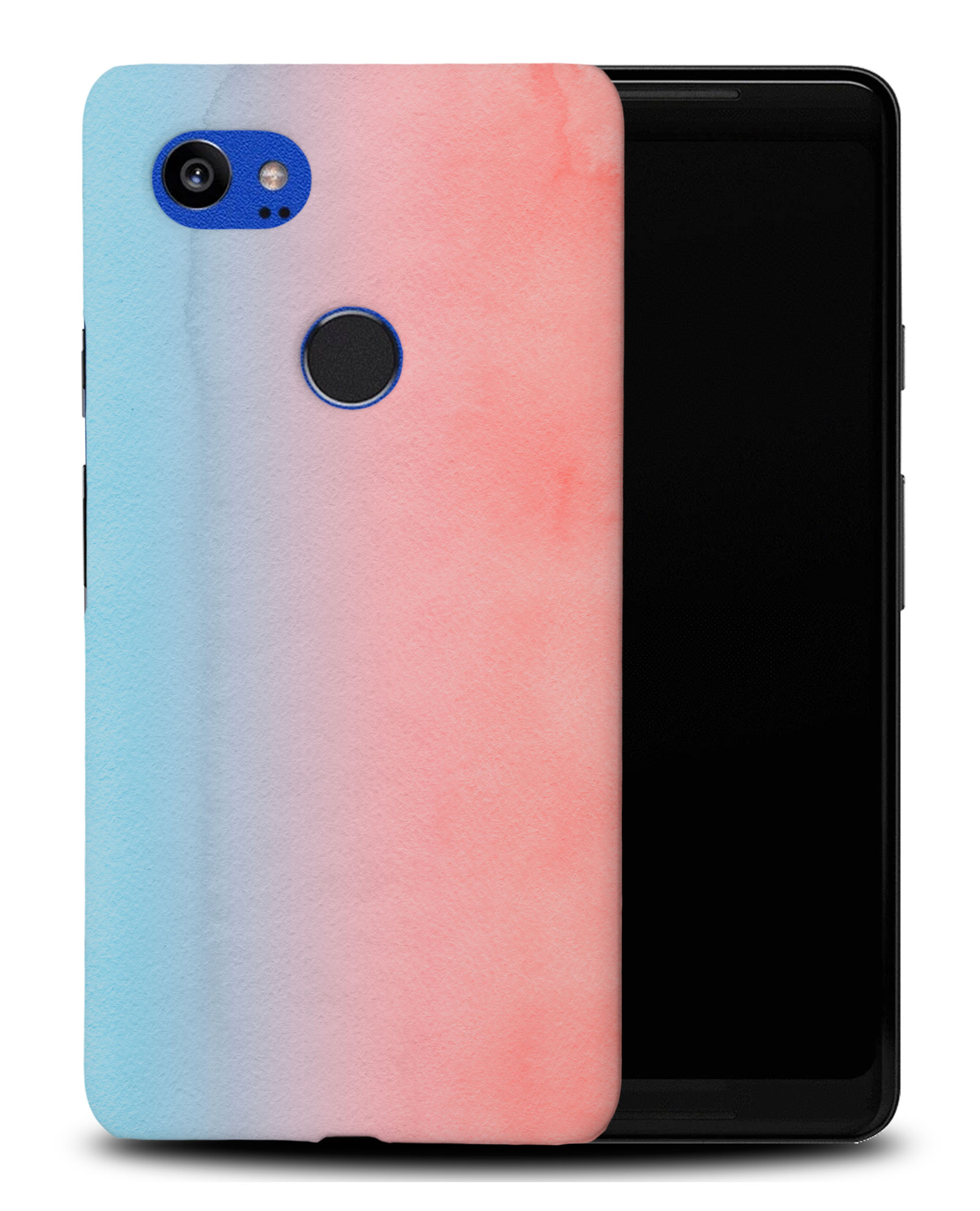 CASE COVER FOR GOOGLE PIXEL|PINK BLUE WATERCOLOR 14 - Picture 8 of 11