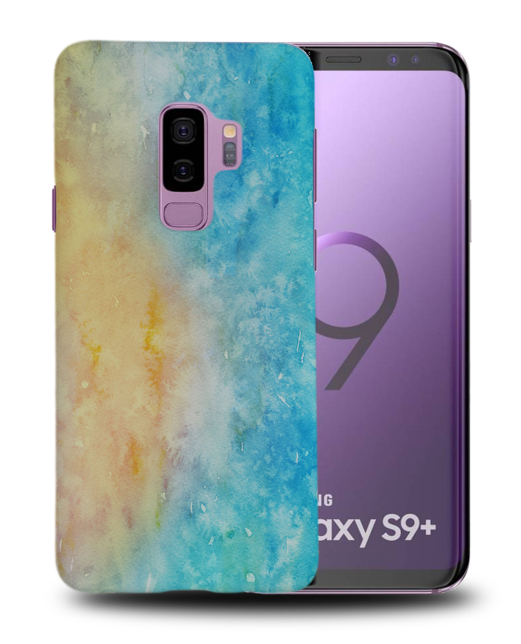CASE COVER FOR SAMSUNG GALAXY|WINTER WATERCOLOR ICE BLUE 5 - Picture 20 of 25