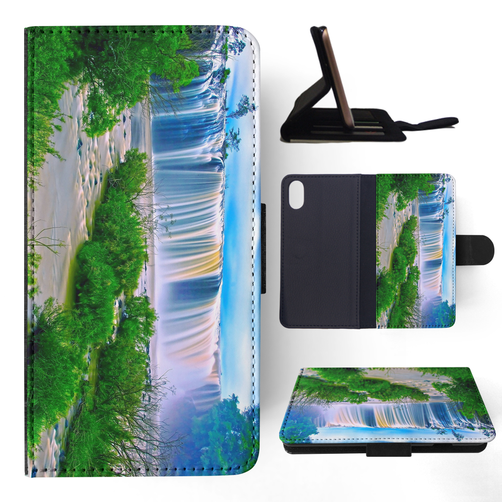 FLIP CASE FOR APPLE IPHONE|WATERFALL RIVER LAKE 5 - Picture 114 of 193