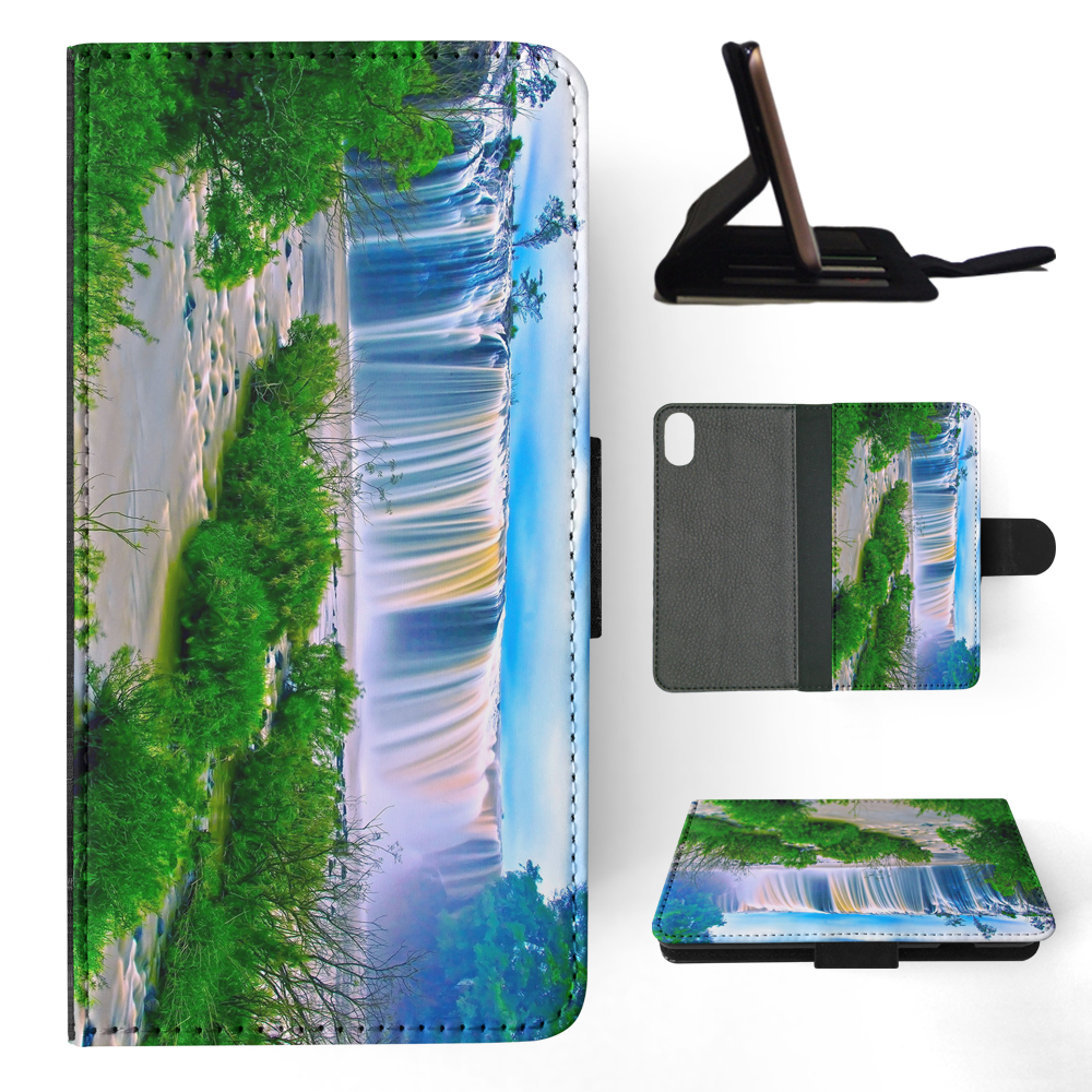 FLIP CASE FOR APPLE IPHONE|WATERFALL RIVER LAKE 5 - Picture 119 of 193