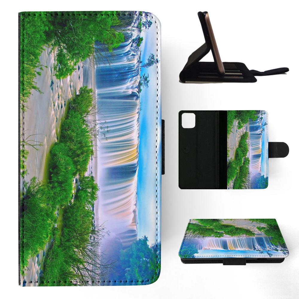 FLIP CASE FOR APPLE IPHONE|WATERFALL RIVER LAKE 5 - Picture 94 of 193