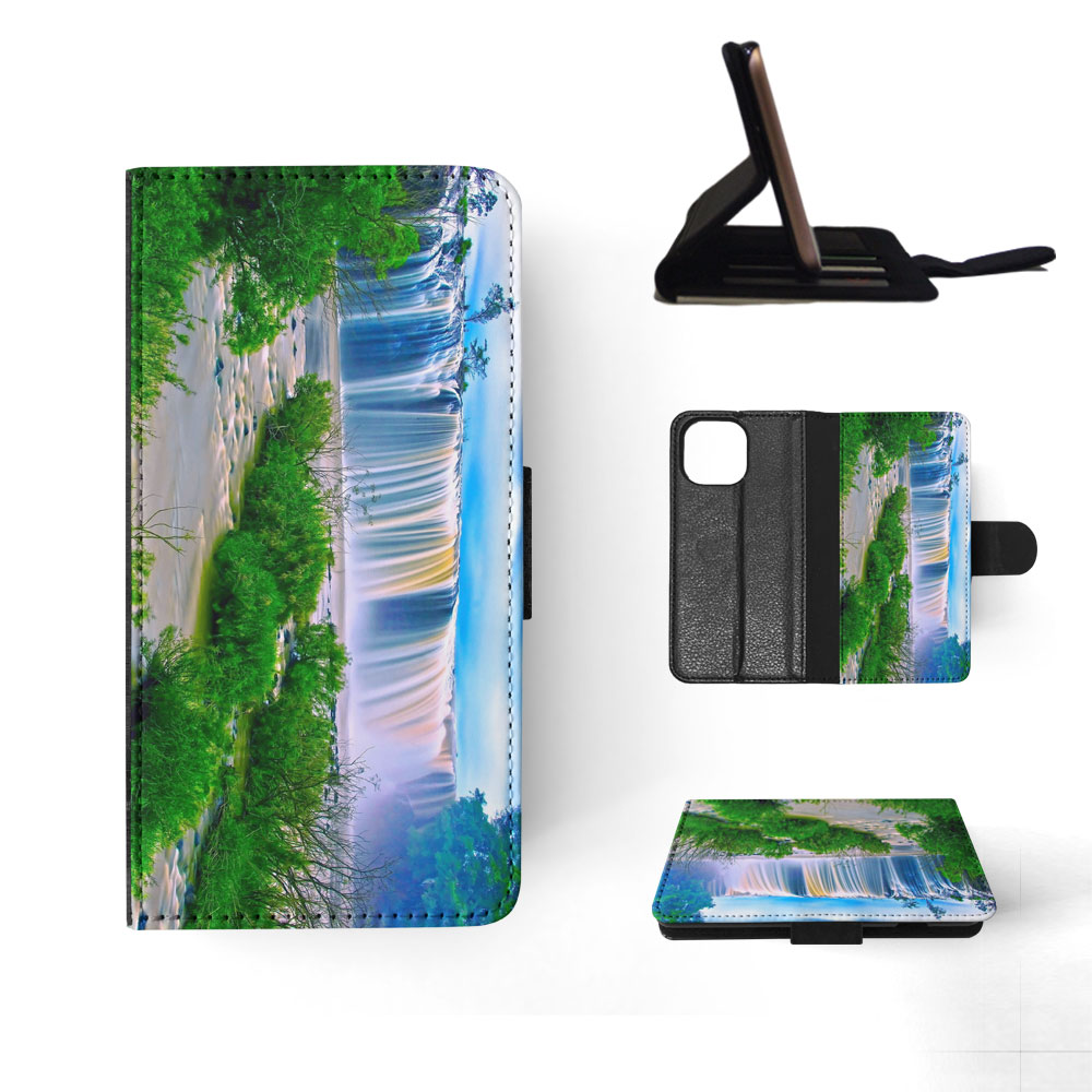 FLIP CASE FOR APPLE IPHONE|WATERFALL RIVER LAKE 5 - Picture 81 of 193
