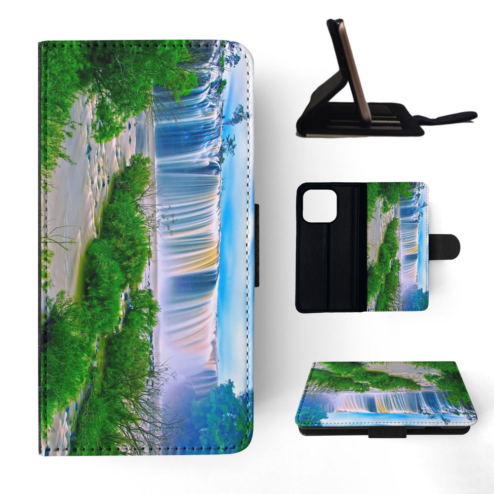 FLIP CASE FOR APPLE IPHONE|WATERFALL RIVER LAKE 5 - Picture 71 of 193