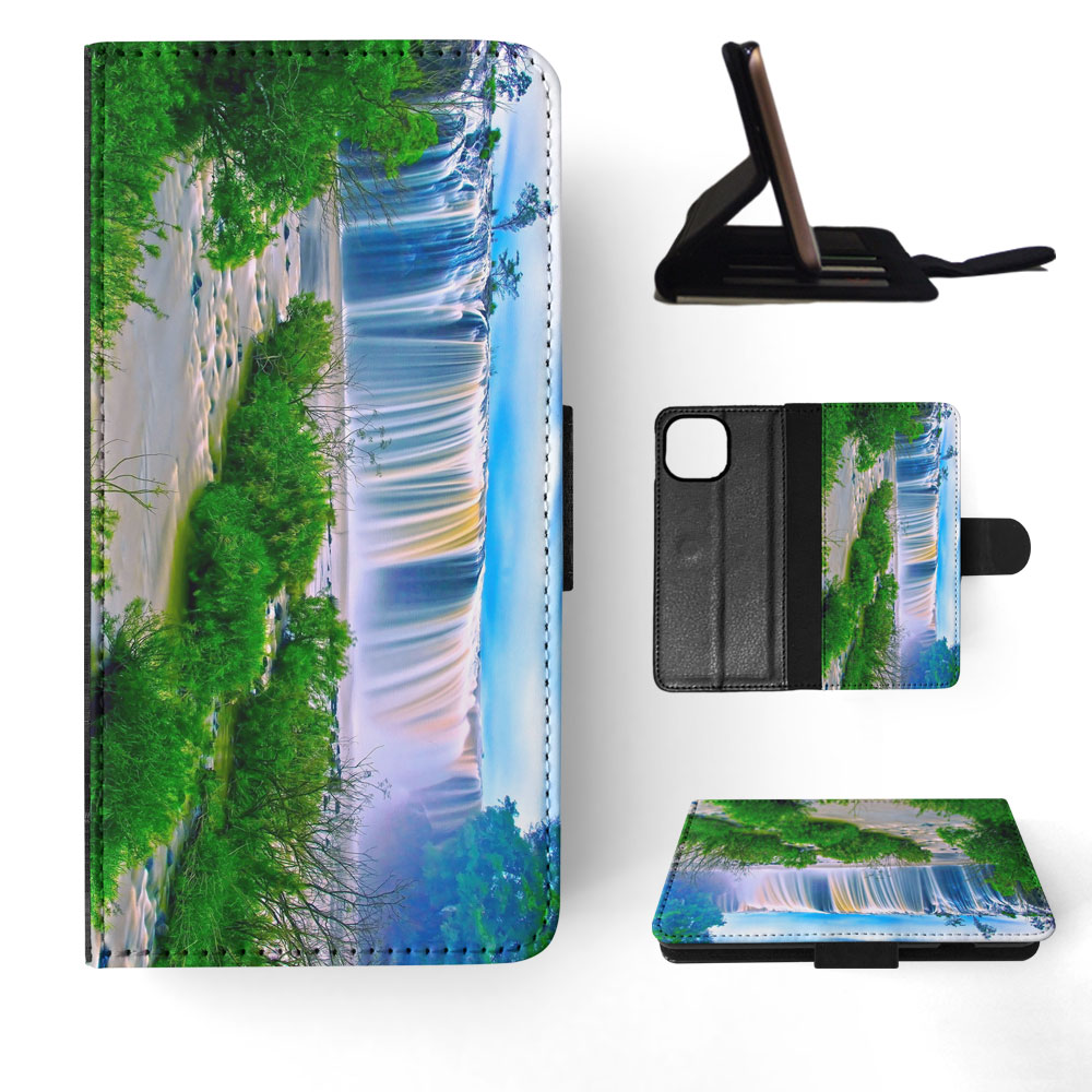 FLIP CASE FOR APPLE IPHONE|WATERFALL RIVER LAKE 5 - Picture 61 of 193