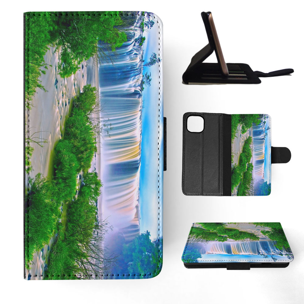 FLIP CASE FOR APPLE IPHONE|WATERFALL RIVER LAKE 5 - Picture 56 of 193