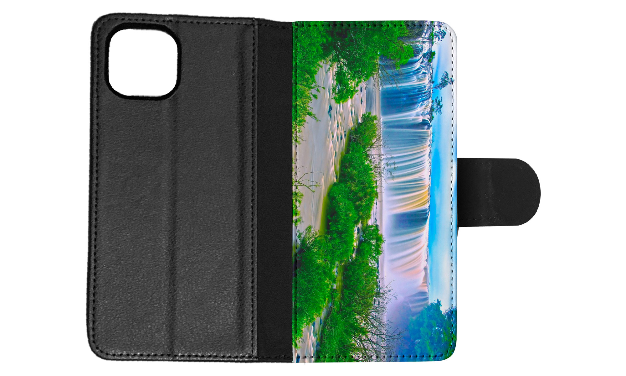 FLIP CASE FOR APPLE IPHONE|WATERFALL RIVER LAKE 5 - Picture 59 of 193