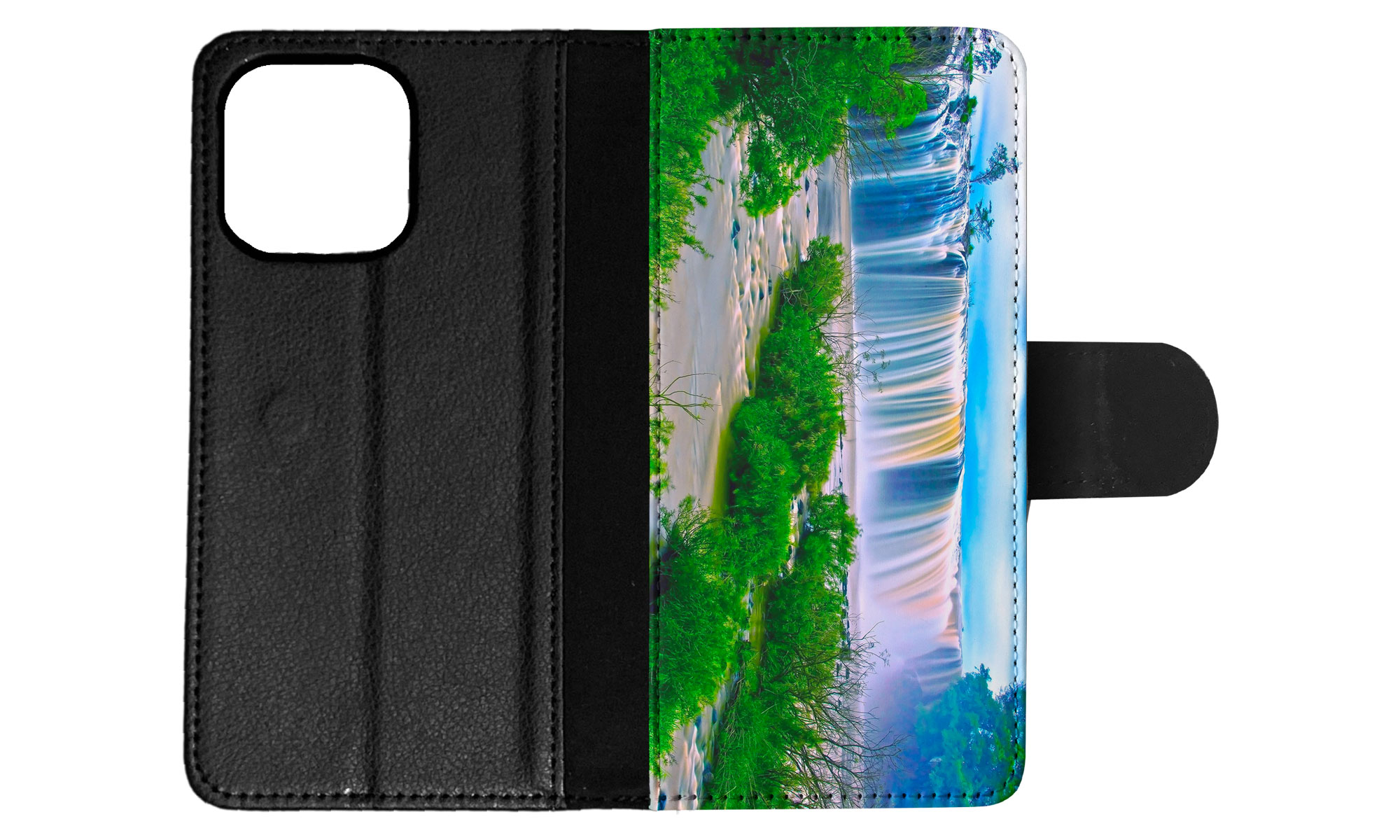 FLIP CASE FOR APPLE IPHONE|WATERFALL RIVER LAKE 5 - Picture 49 of 193