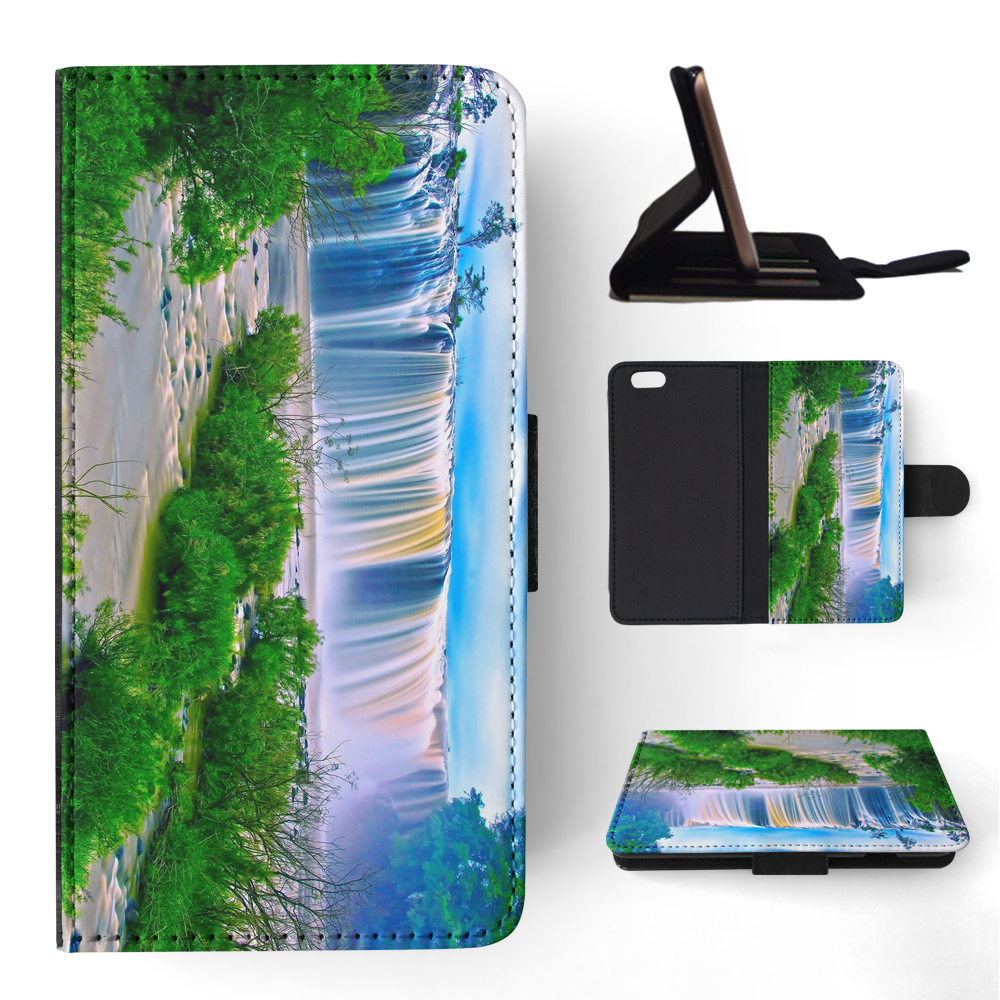FLIP CASE FOR APPLE IPHONE|WATERFALL RIVER LAKE 5 - Picture 159 of 193