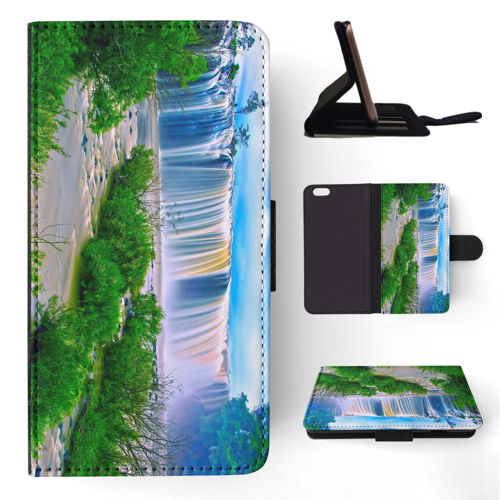 FLIP CASE FOR APPLE IPHONE|WATERFALL RIVER LAKE 5 - Picture 149 of 193