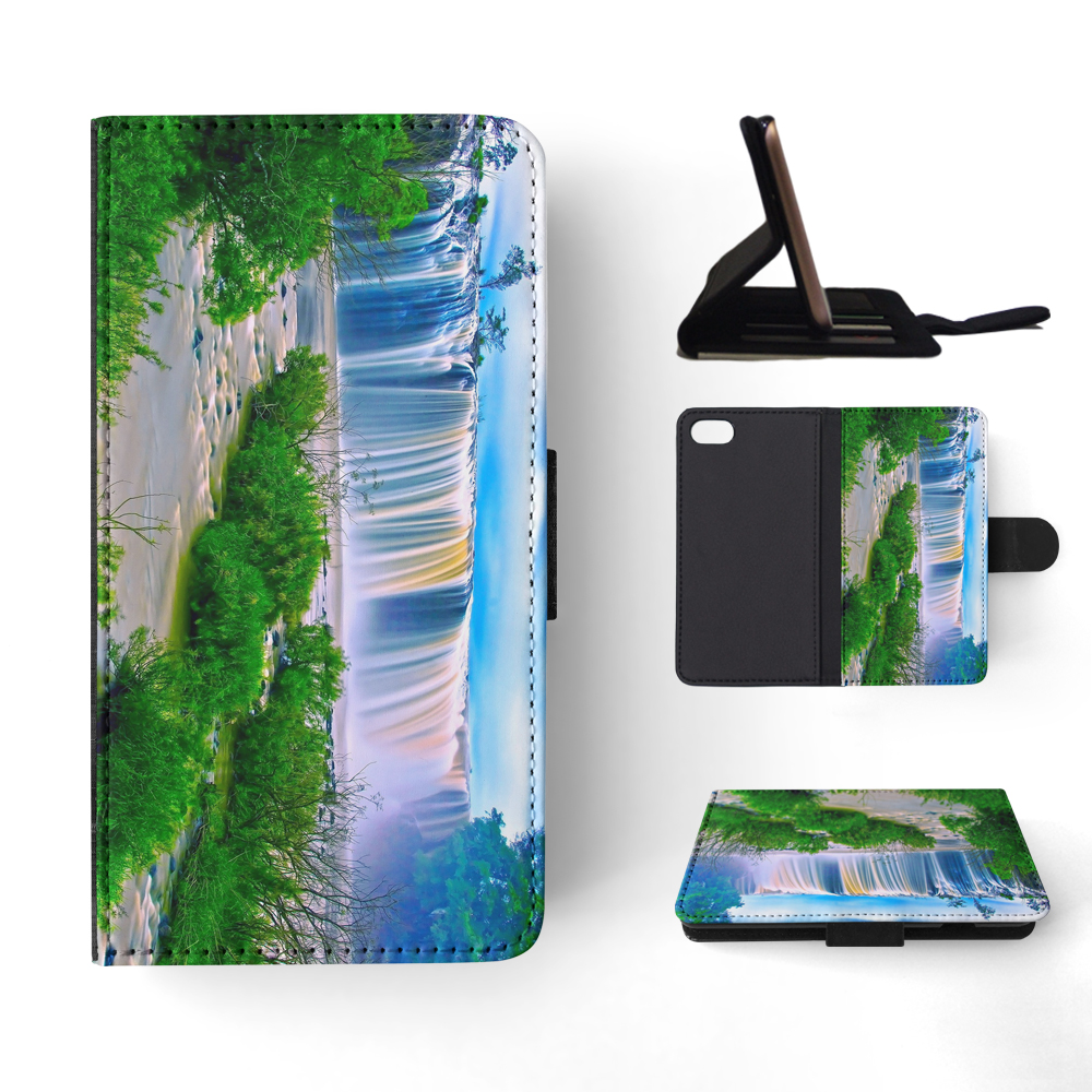 FLIP CASE FOR APPLE IPHONE|WATERFALL RIVER LAKE 5 - Picture 134 of 193