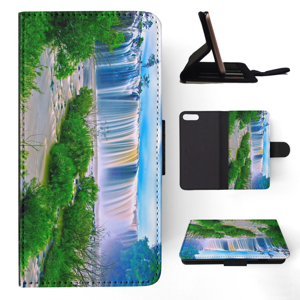 FLIP CASE FOR APPLE IPHONE|WATERFALL RIVER LAKE 5 - Picture 129 of 193