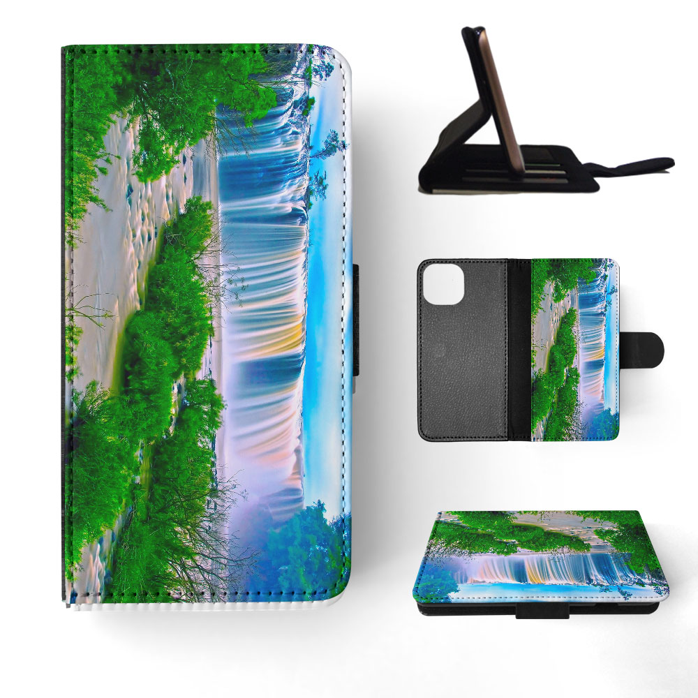 FLIP CASE FOR APPLE IPHONE|WATERFALL RIVER LAKE 5 - Picture 41 of 193