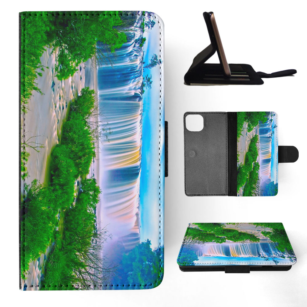 FLIP CASE FOR APPLE IPHONE|WATERFALL RIVER LAKE 5 - Picture 36 of 193