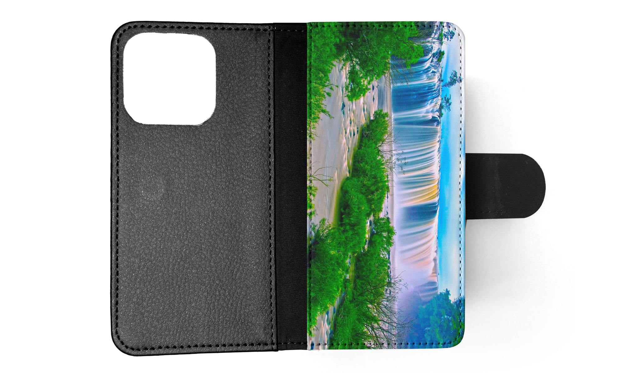 FLIP CASE FOR APPLE IPHONE|WATERFALL RIVER LAKE 5 - Picture 34 of 193